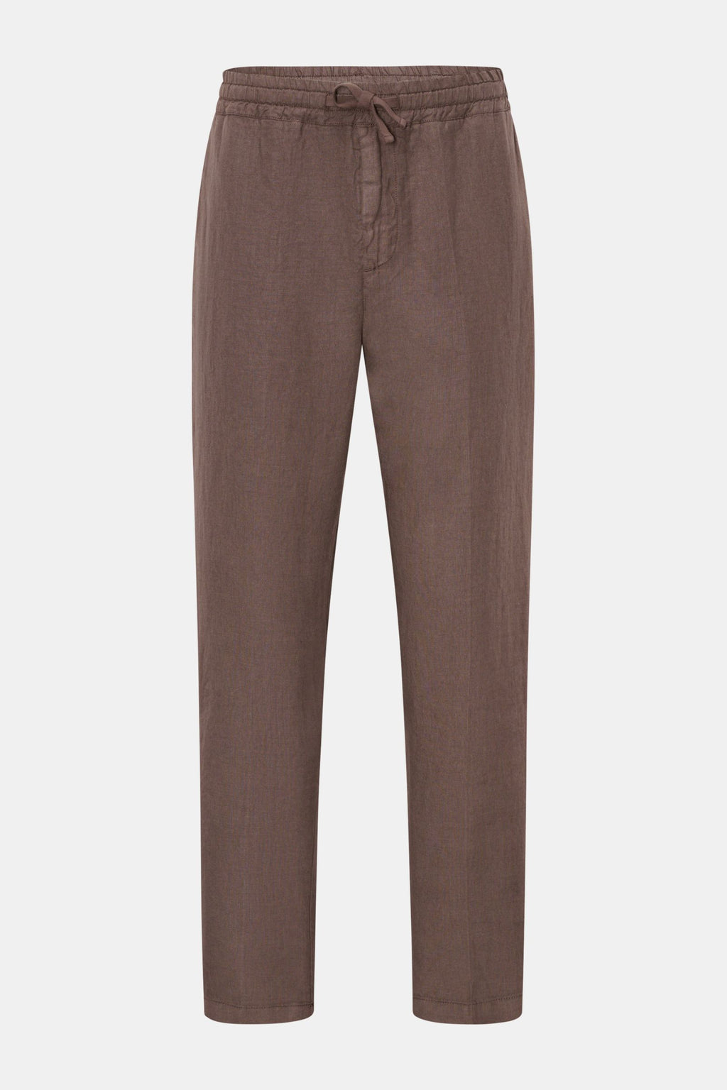 Altea Linen jogger pants 'Mattia' - Grey brown
