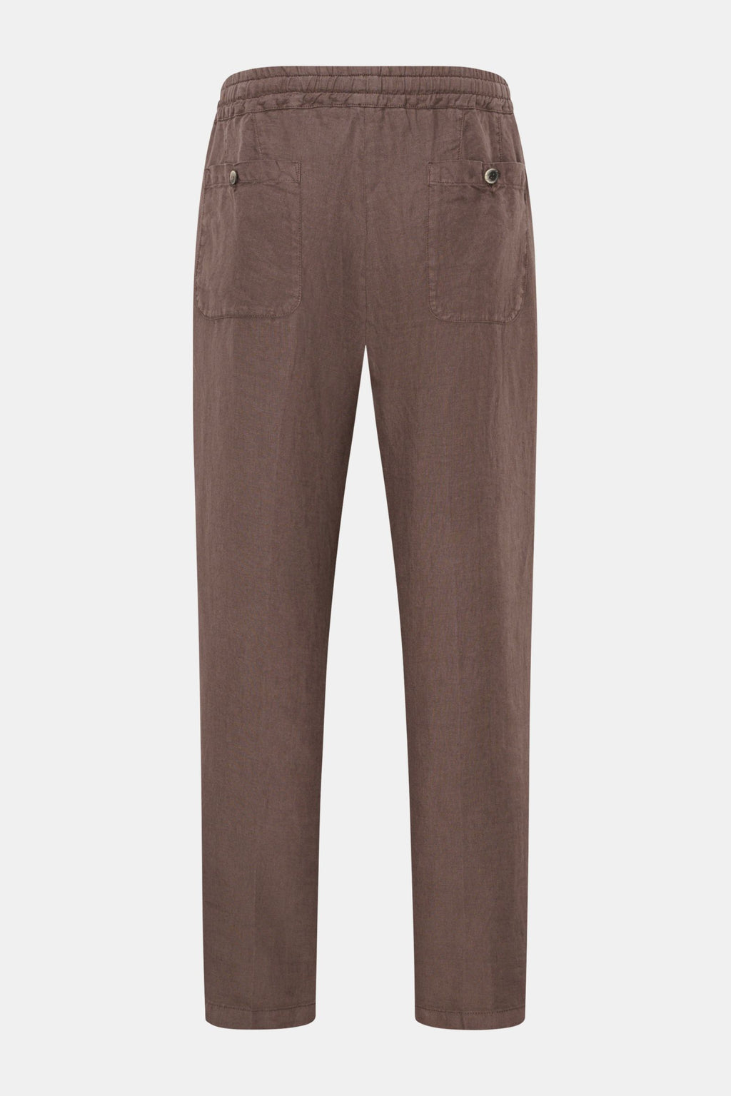 Altea Linen jogger pants 'Mattia' - Grey brown