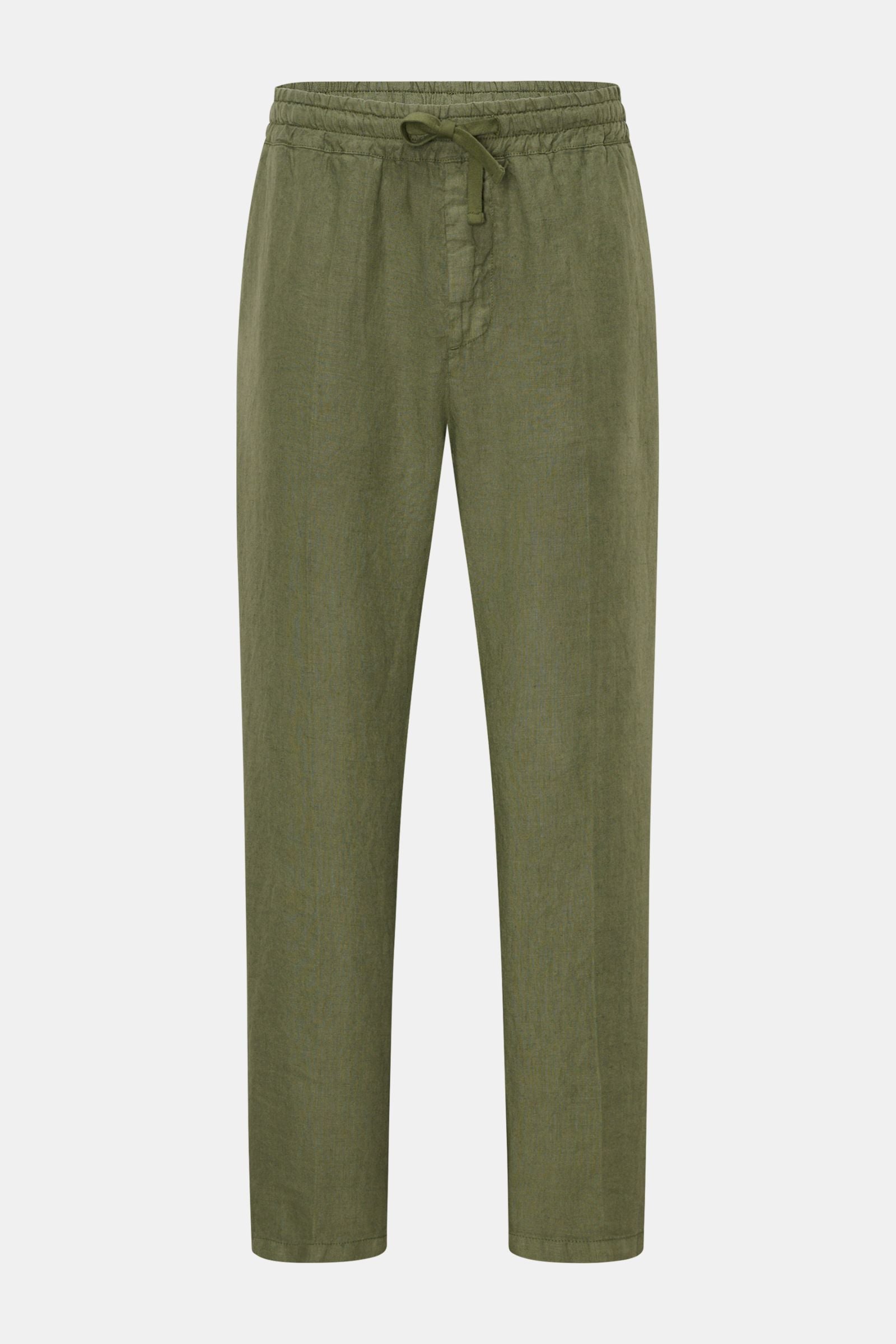 Altea Linen jogger pants 'Mattia' - Green