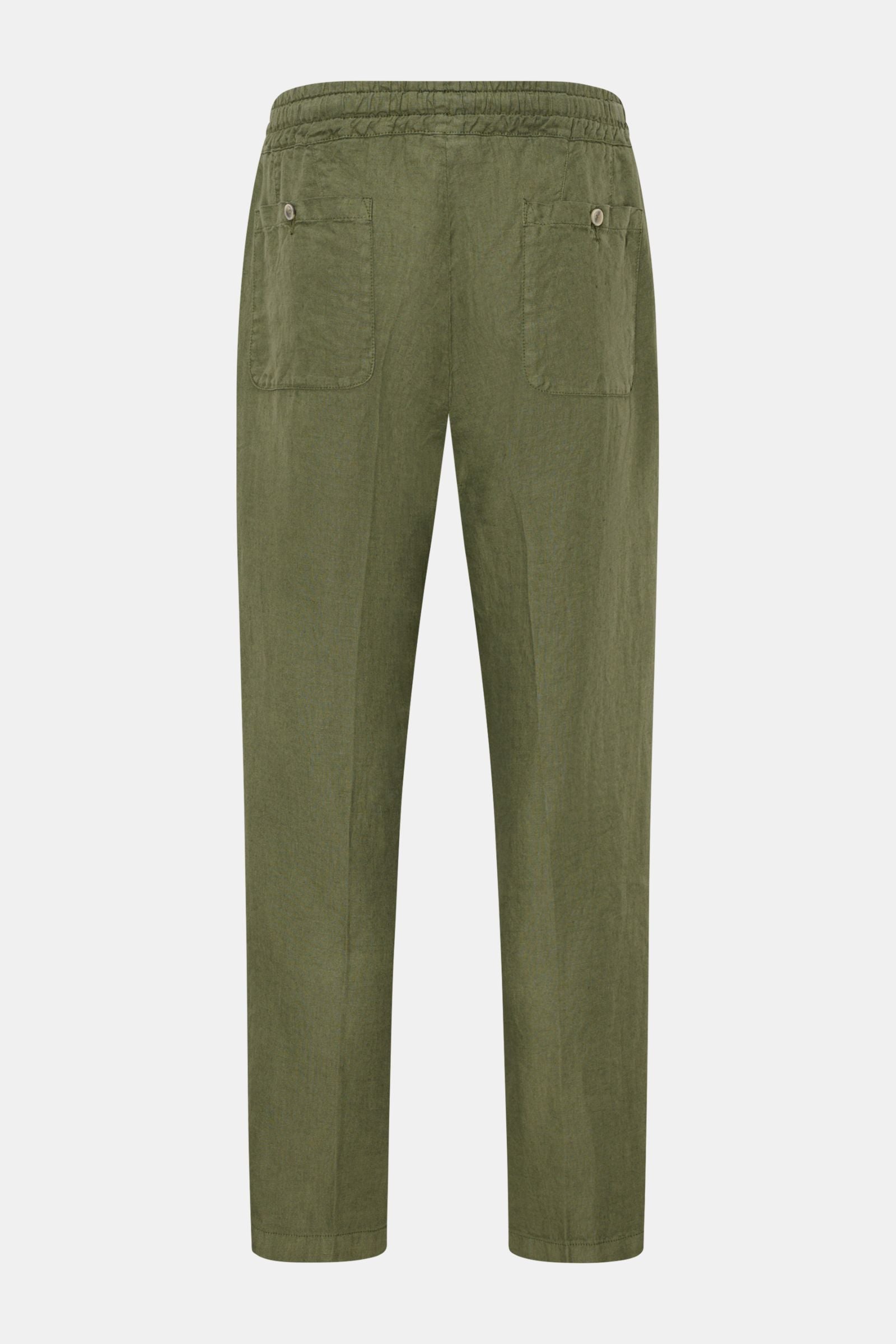 Altea Linen jogger pants 'Mattia' - Green