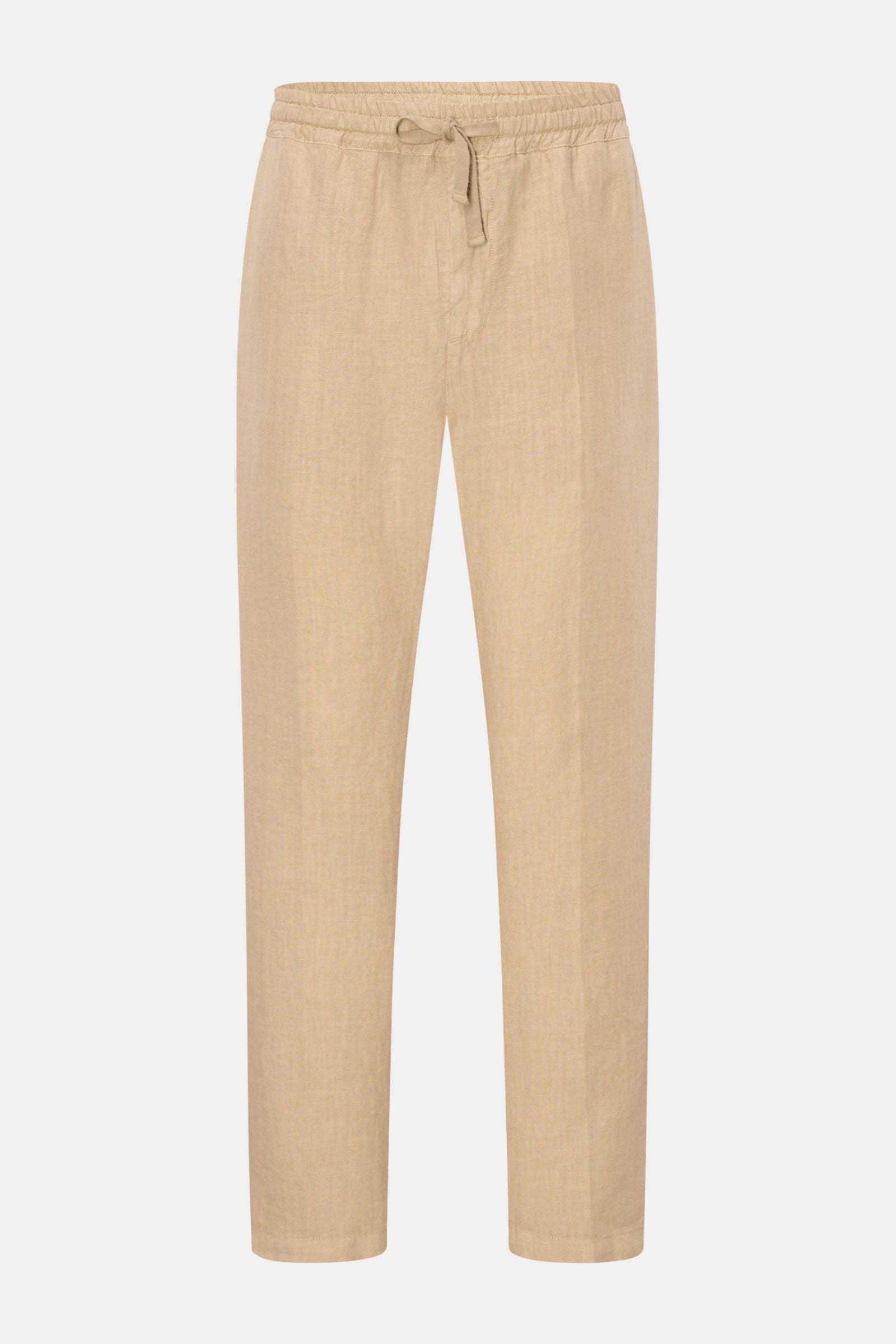 Altea Linen jogger pants 'Mattia' - Beige