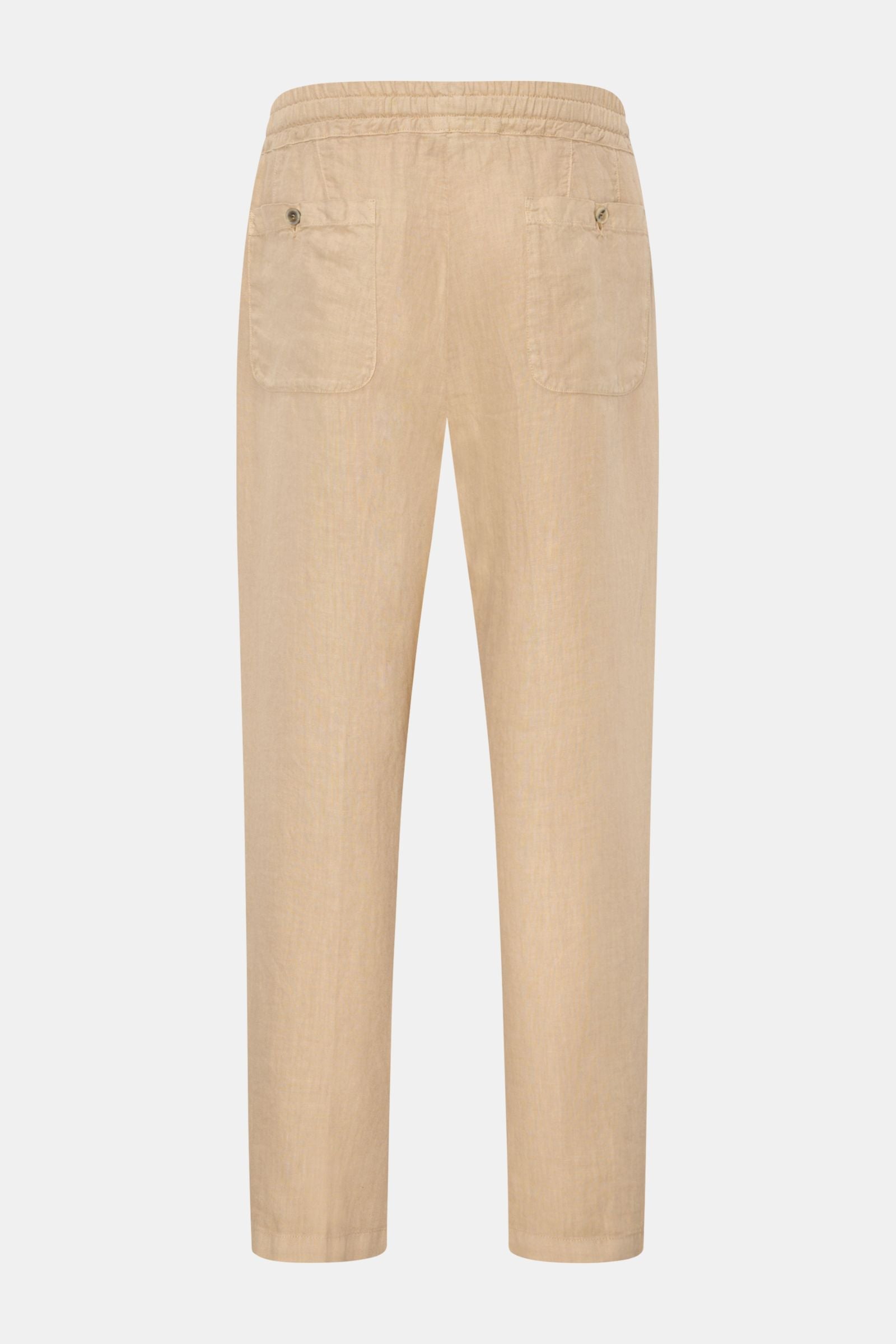 Altea Linen jogger pants 'Mattia' - Beige