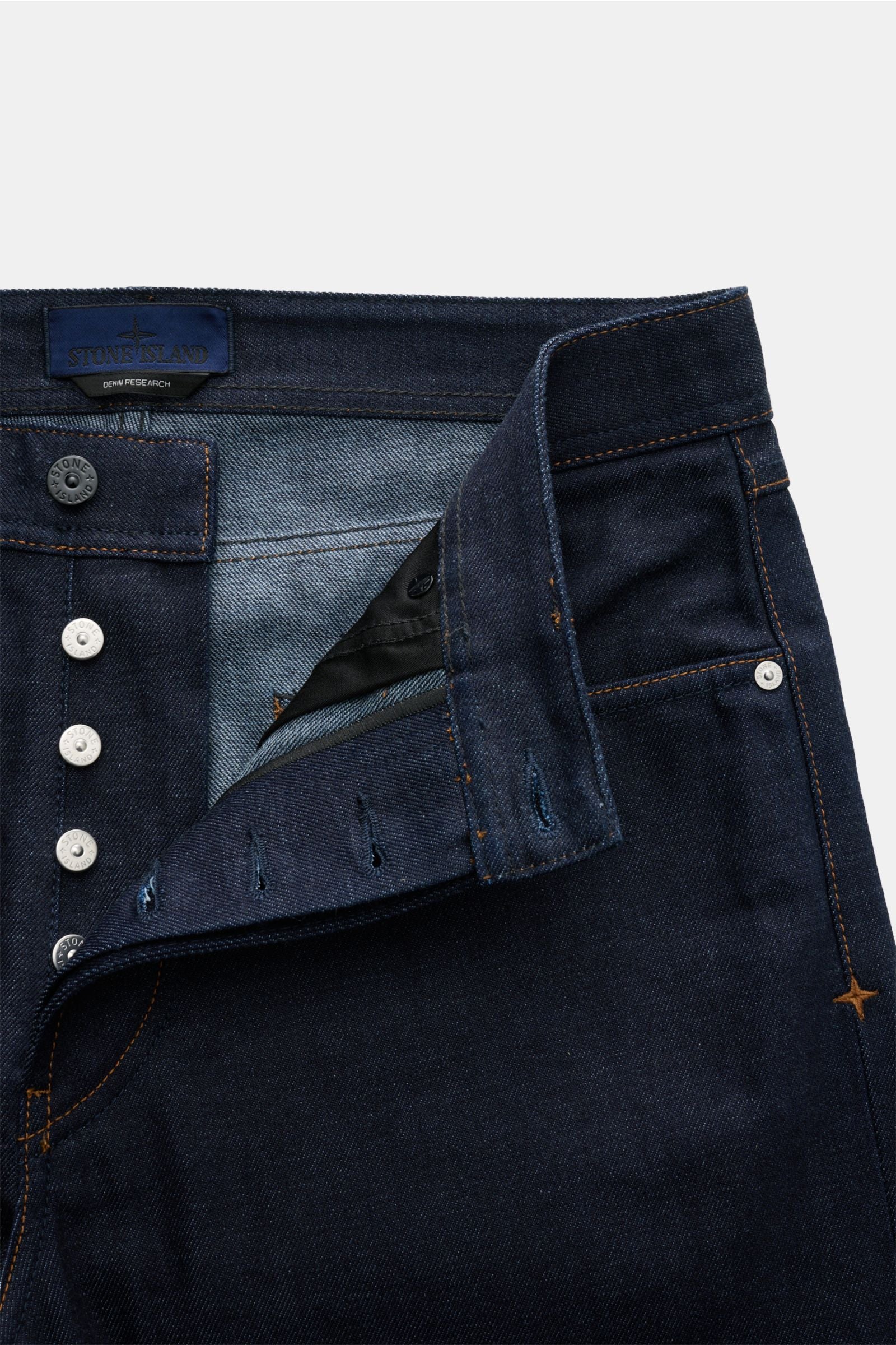 Stone Island Jeans 'Selvedge Indigo Denim - Raw' - navy