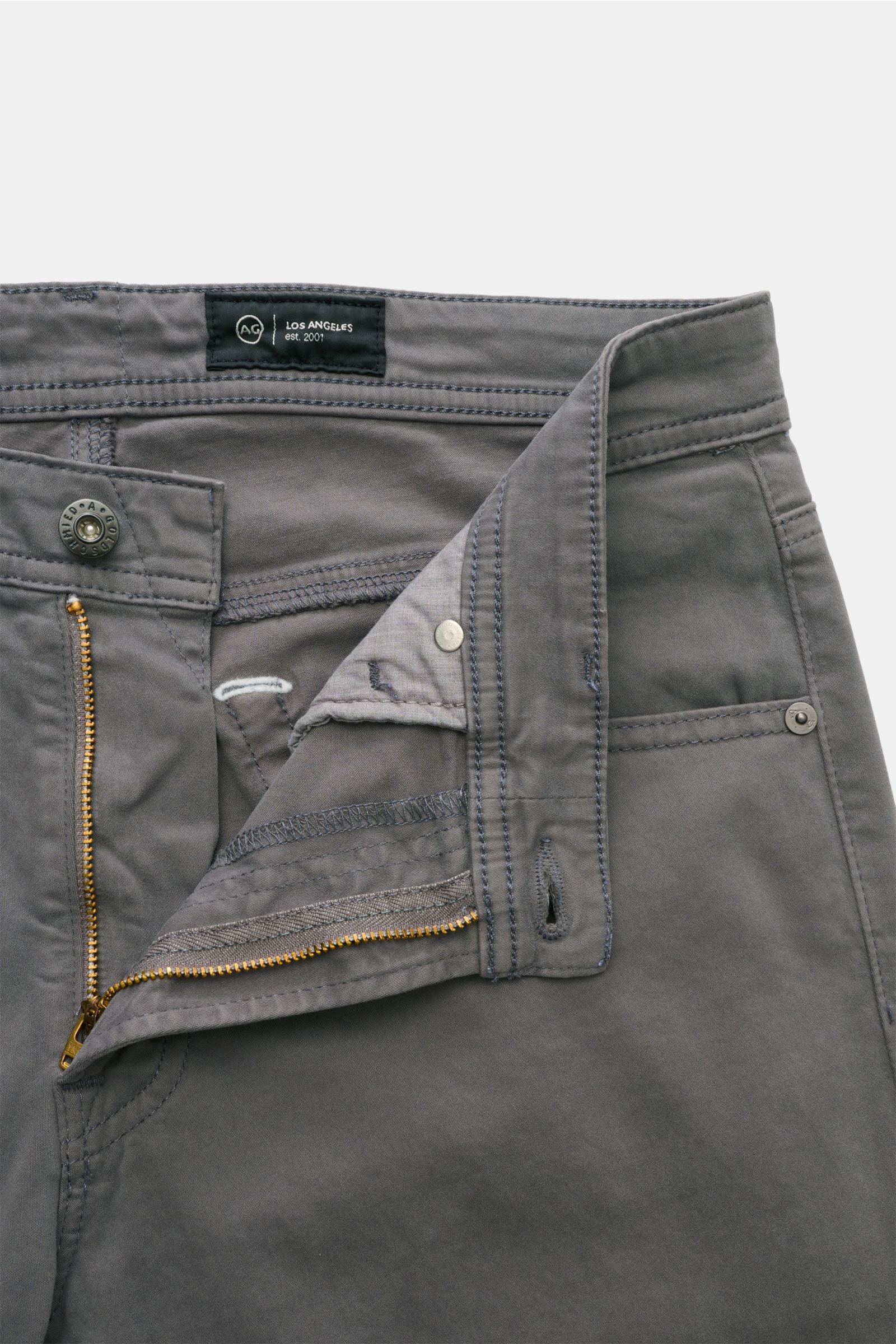 AG Adriano Goldschmied Cotton trousers 'Tellis' - dark grey