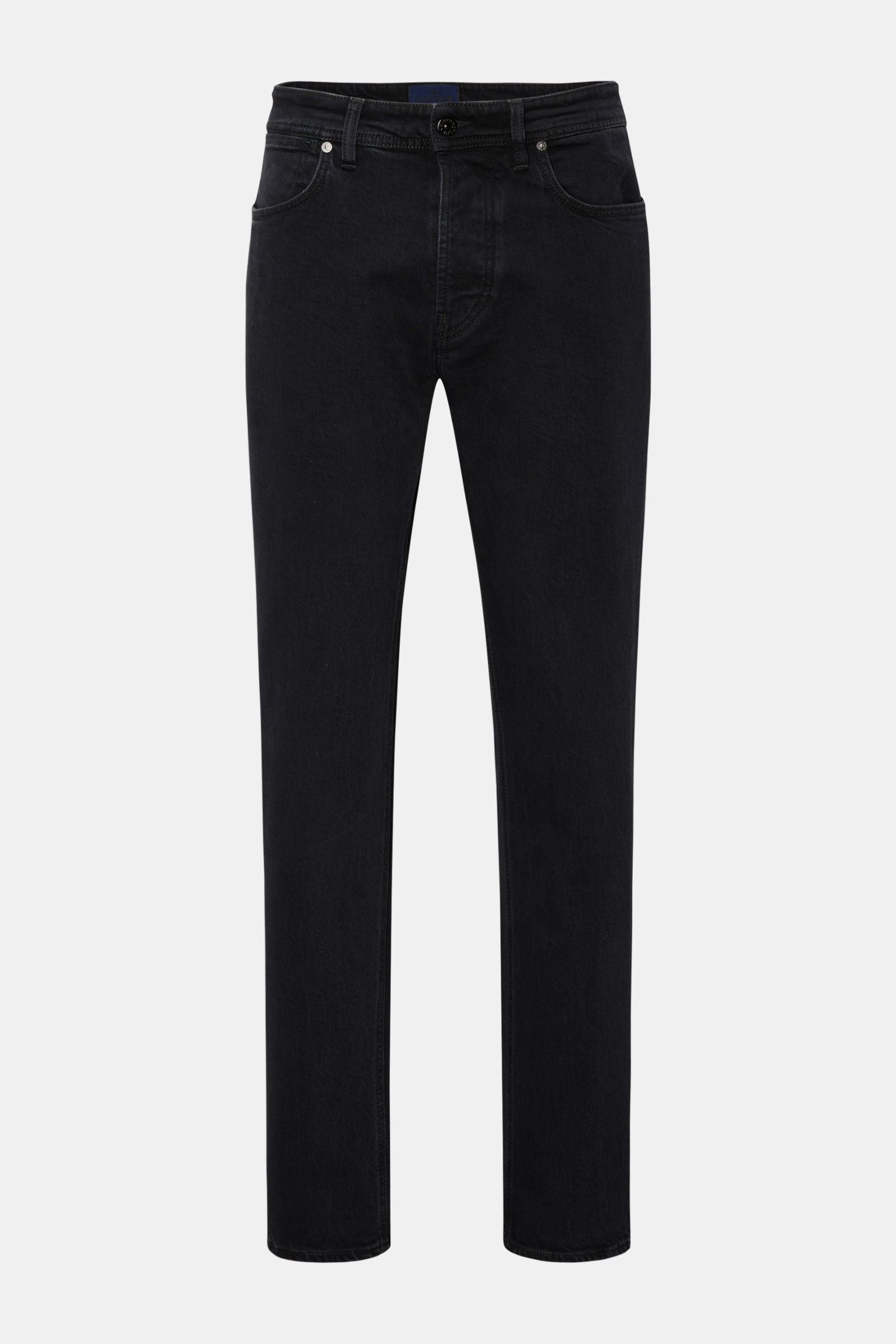 Stone Island Jeans 'Stretch Black Denim - Rinsed' - black