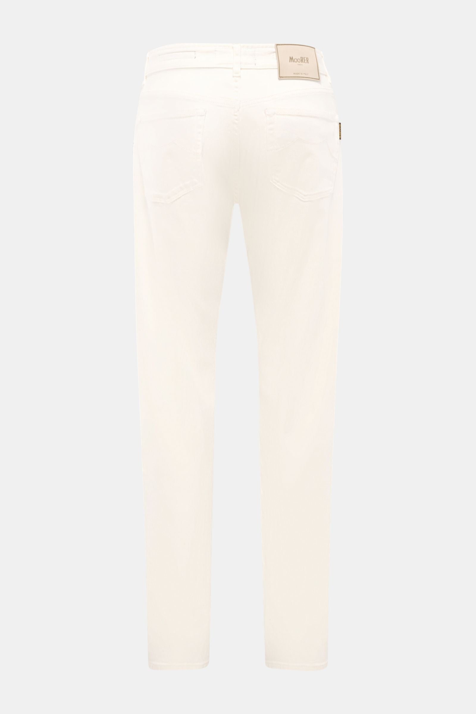 Moorer Jeans 'Milton' - off white