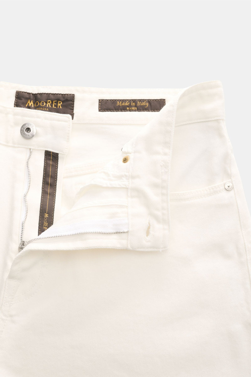 Moorer Jeans 'Milton' - off white