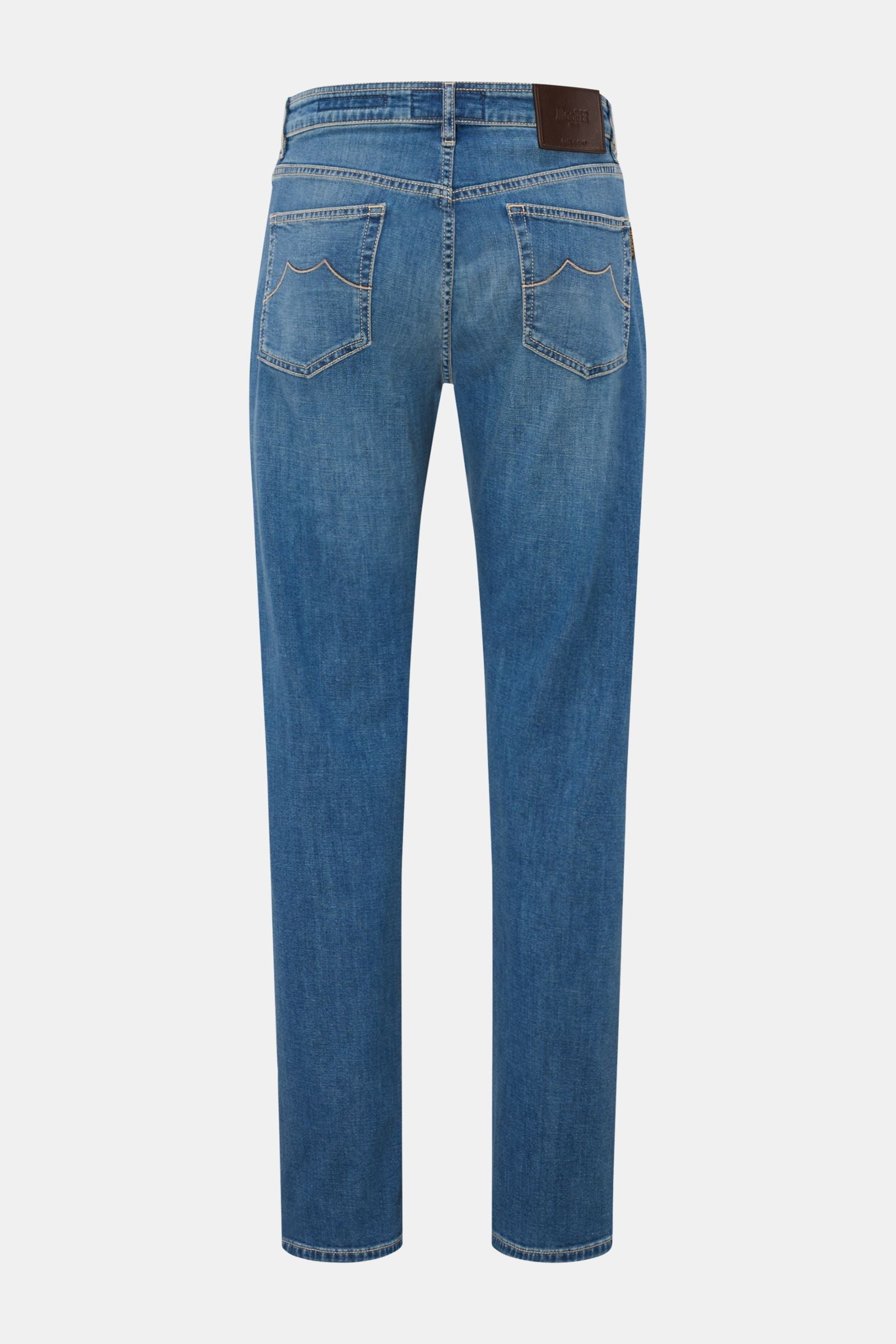 Moorer Jeans 'Milton' smoky - smoky blue