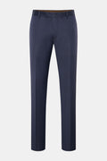 Windsor Wool trousers 'Sole' - grey blue
