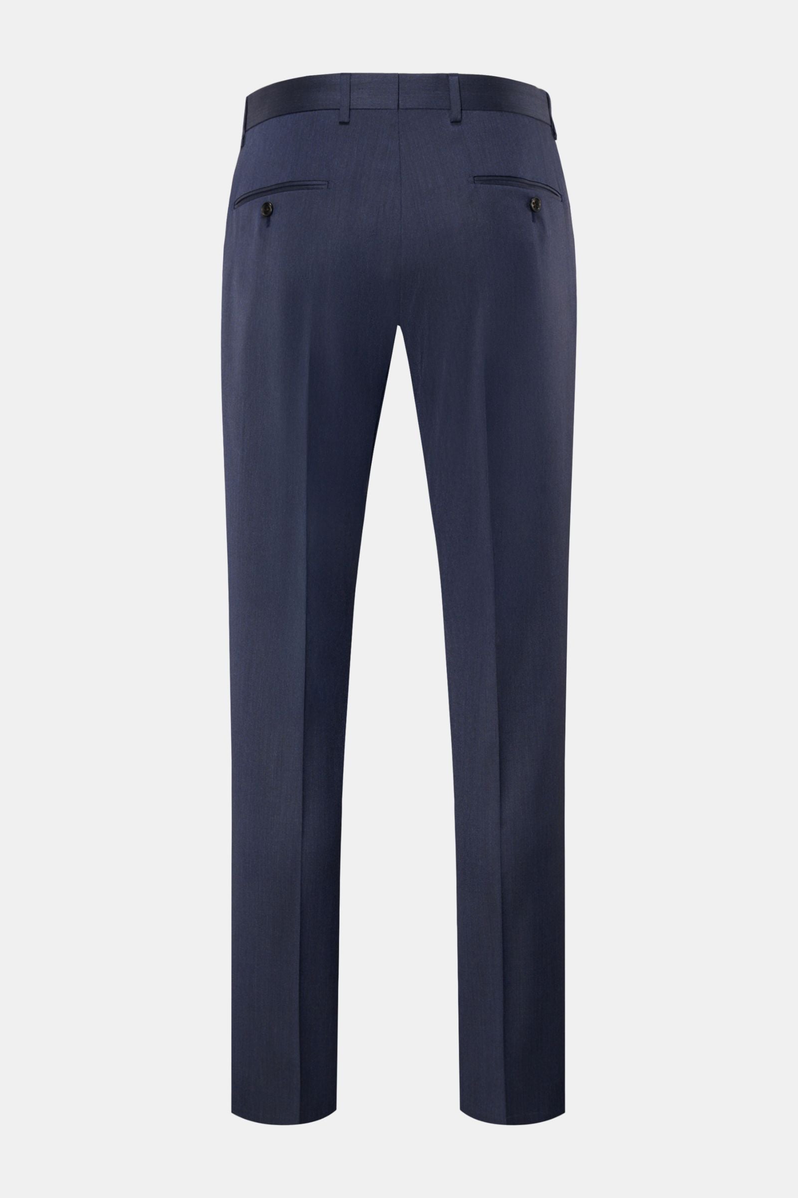 Windsor Wool trousers 'Sole' - grey blue