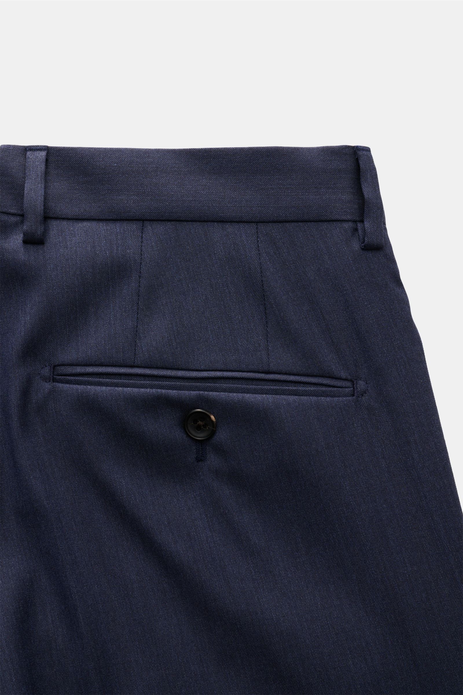 Windsor Wool trousers 'Sole' - grey blue