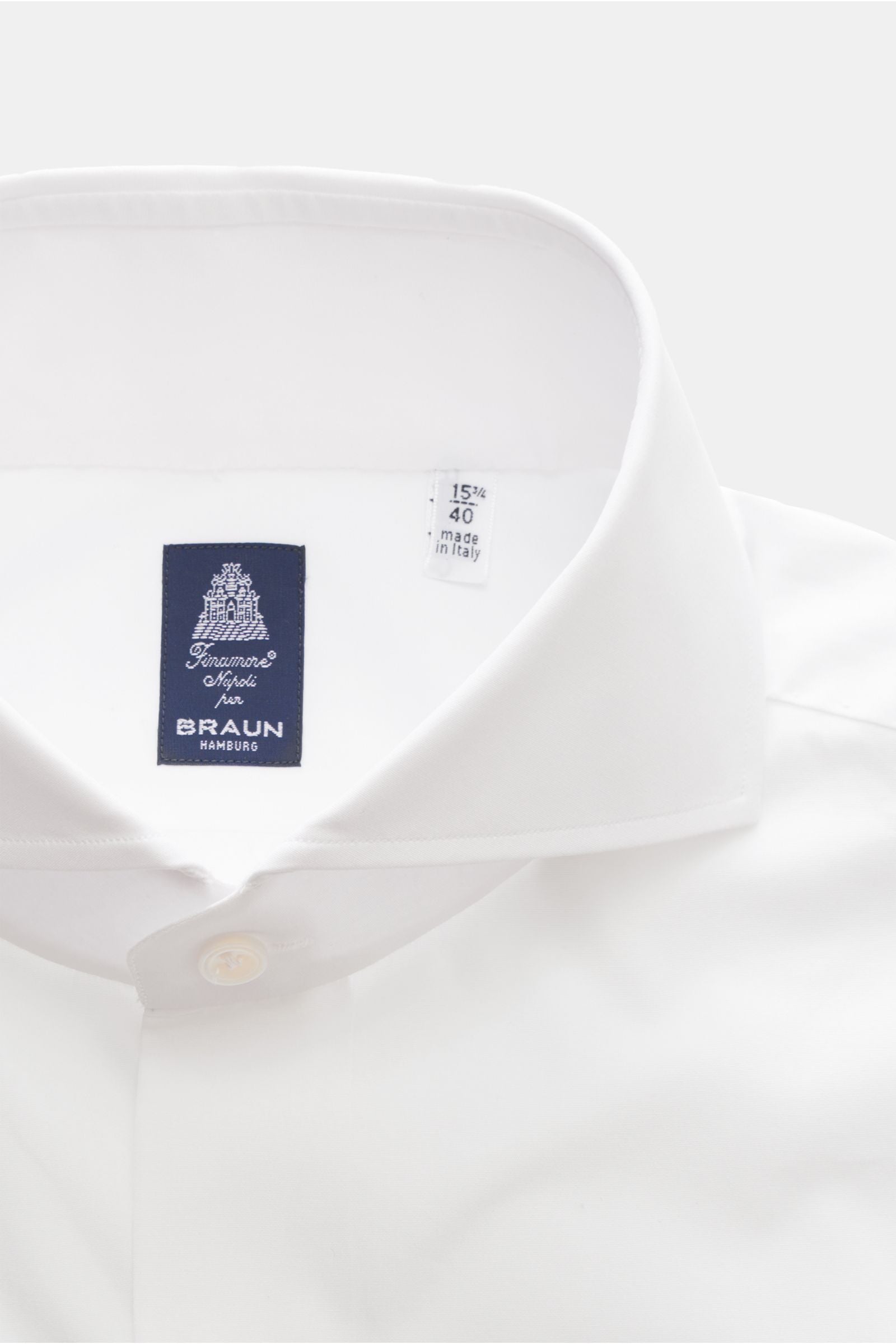 Finamore Business shirt 'Sergio' shark collar - Default