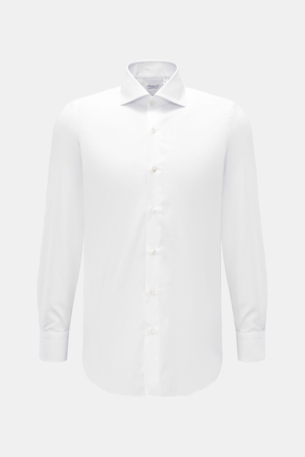 Finamore Business shirt 'Eduardo Milano' shark collar - white
