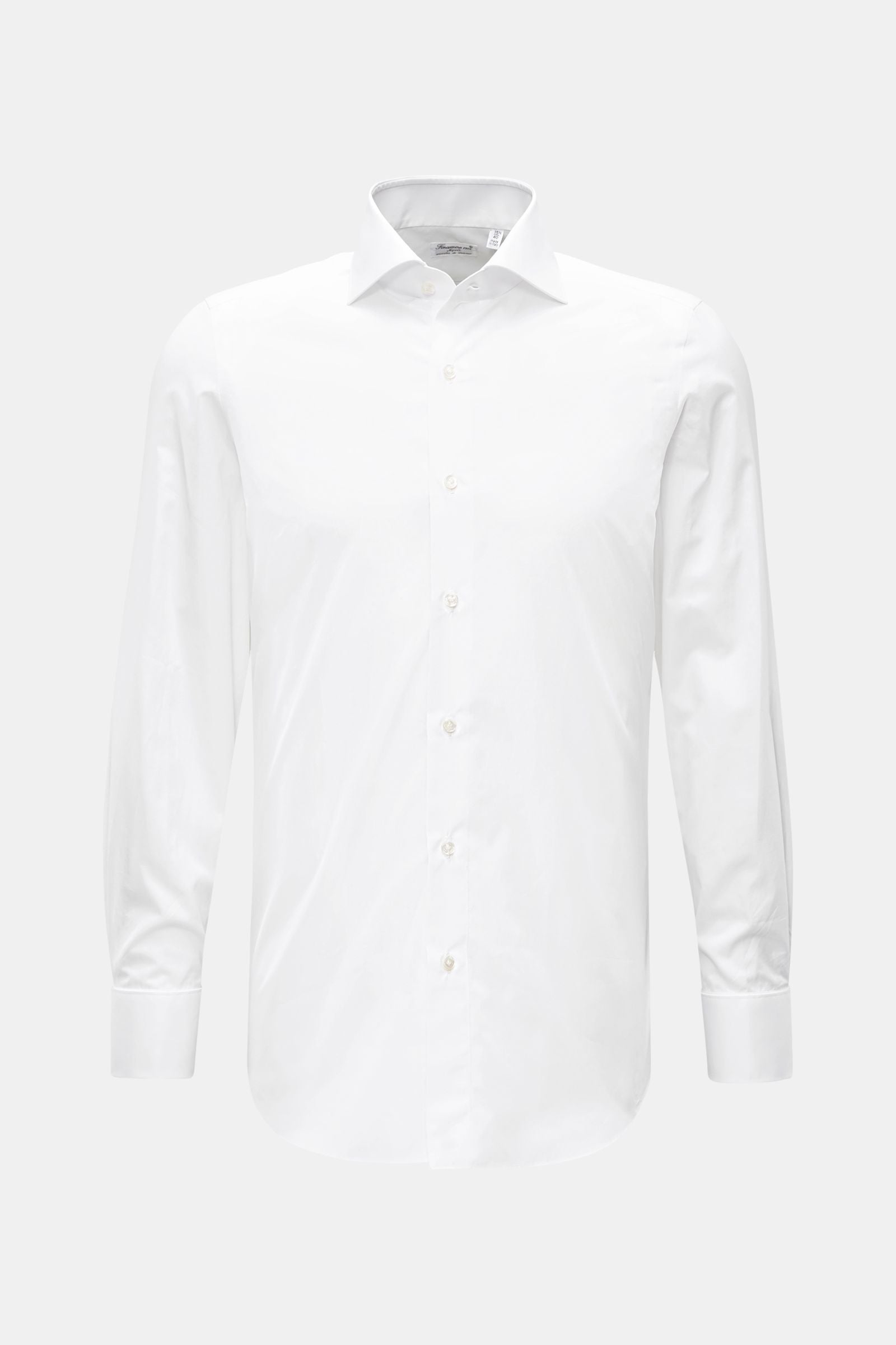 Finamore Business shirt 'Eduardo Napoli' shark collar - white 2