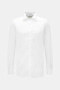 Borrelli Business shirt 'Luciano' Kent collar - White