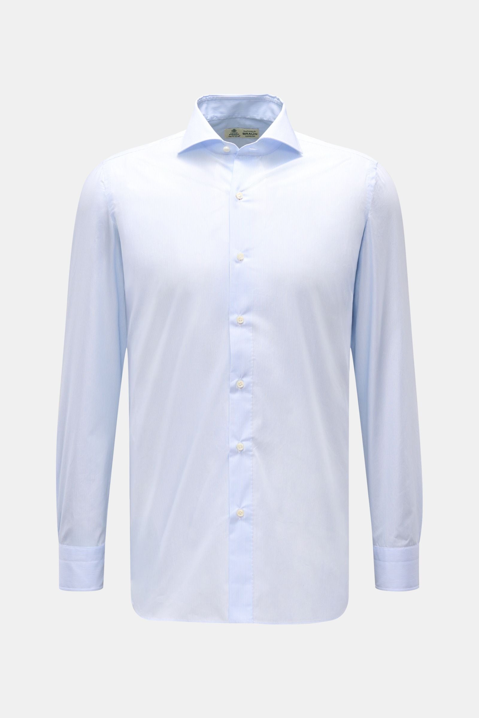 Borrelli Business shirt 'Nando' shark collar - striped 2