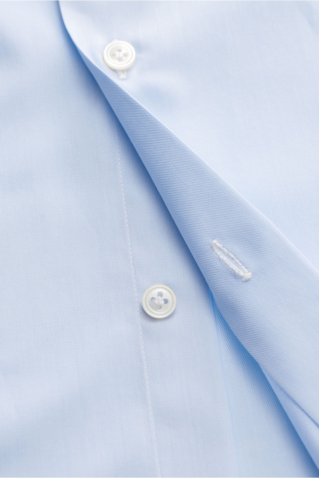 Finamore Business shirt 'Sergio Napoli' shark collar pastel - pastel blue