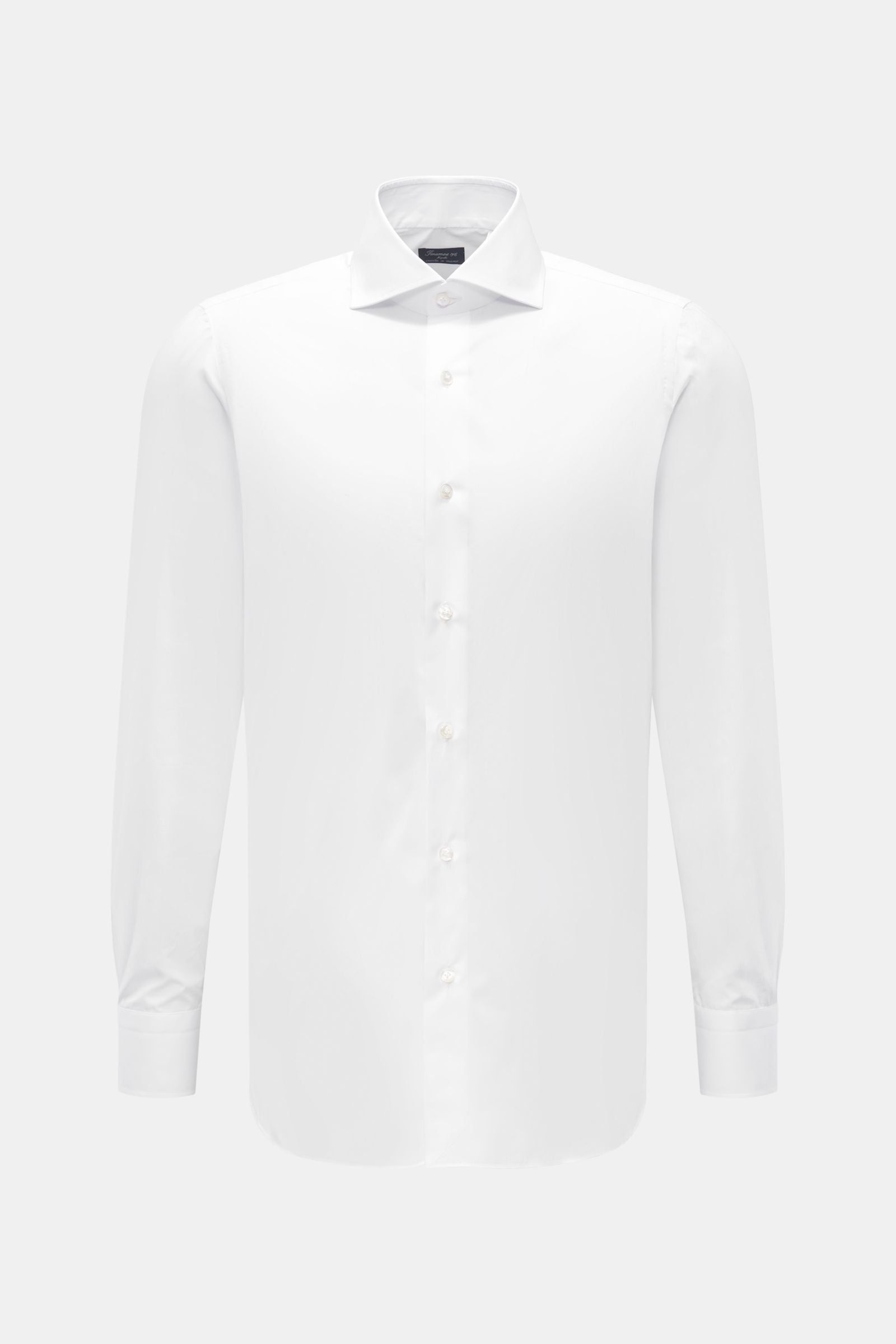 Finamore Business shirt 'Eduardo Napoli' shark collar - White