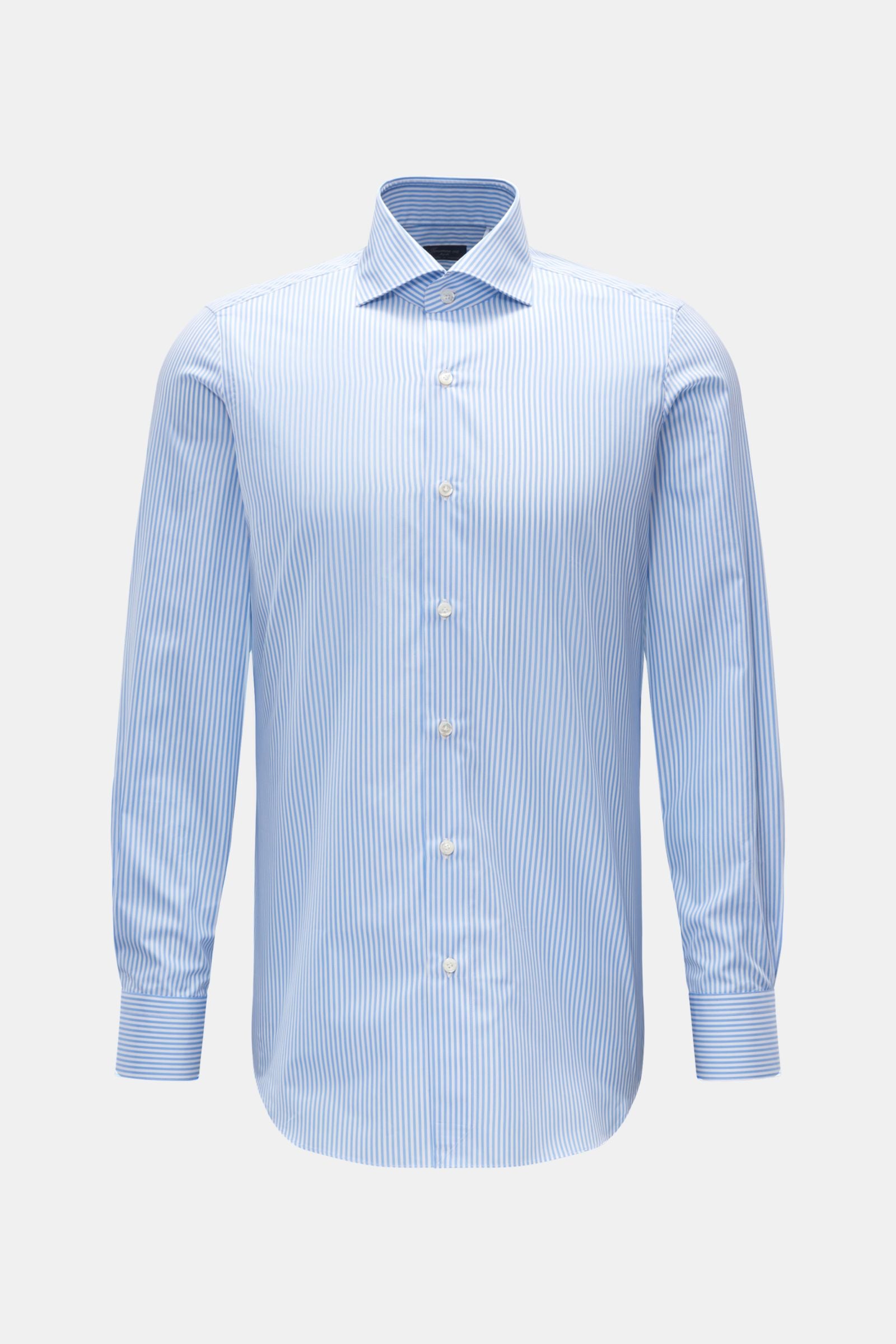 Finamore Business shirt 'Eduardo Milano' shark collar - striped