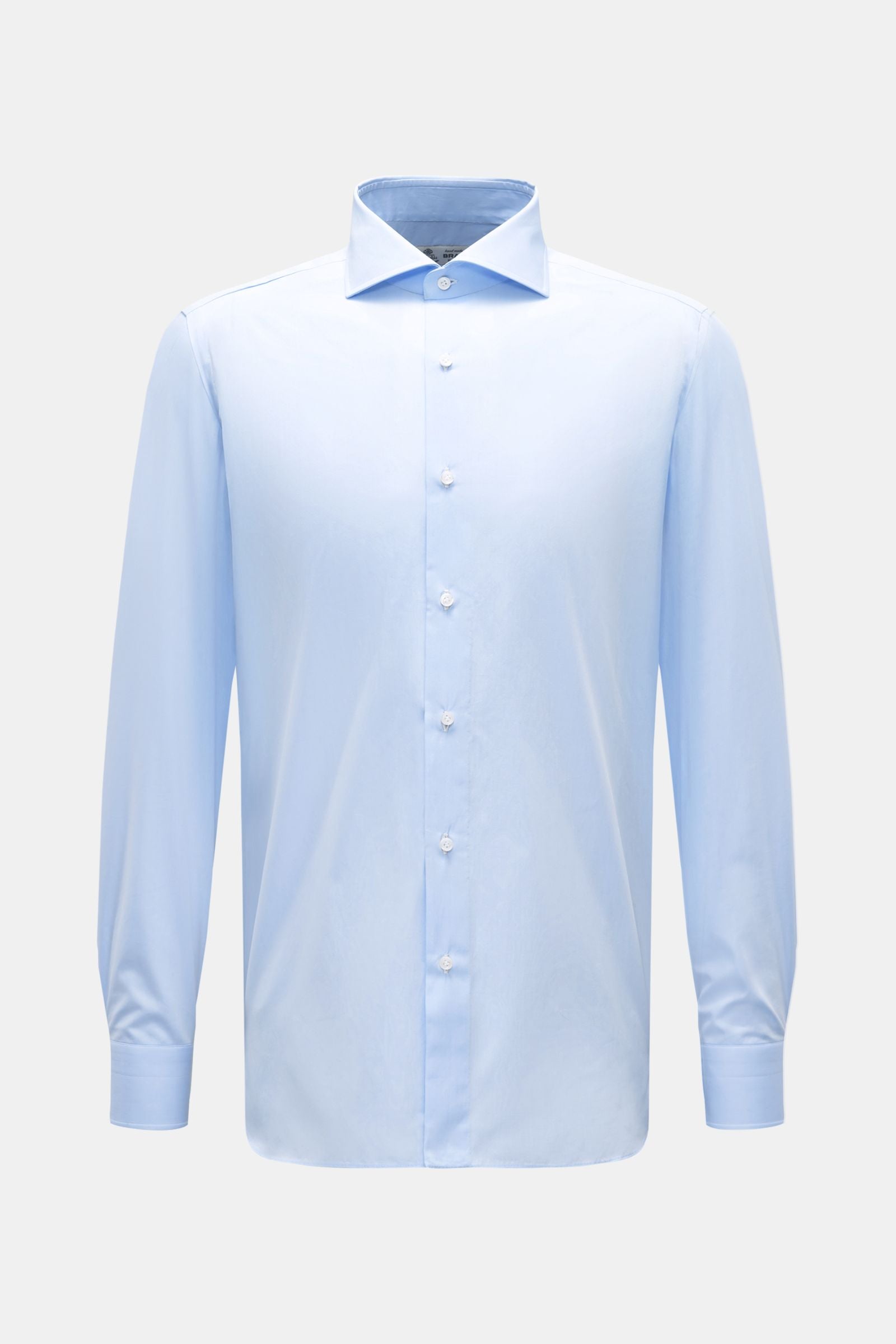 Borrelli Business shirt 'Nando' shark collar - light blue 3
