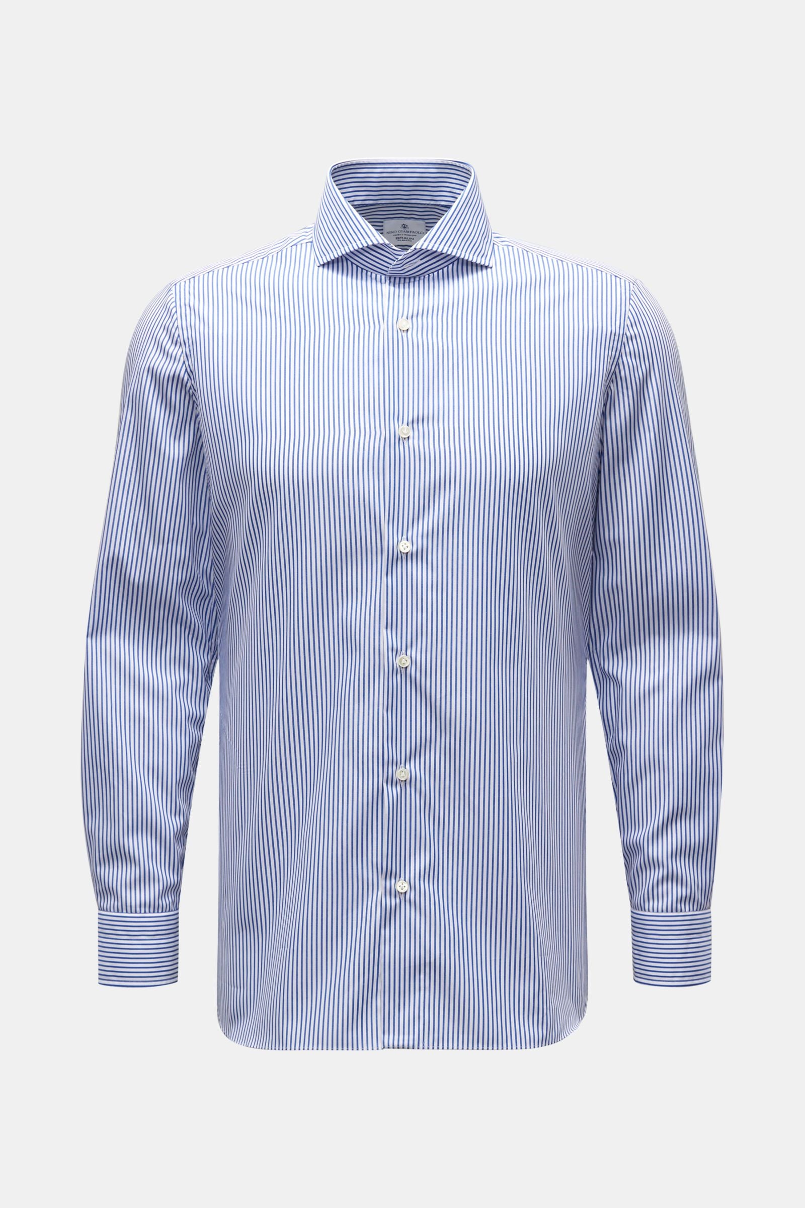 Giampaolo Business shirt shark collar - Navy