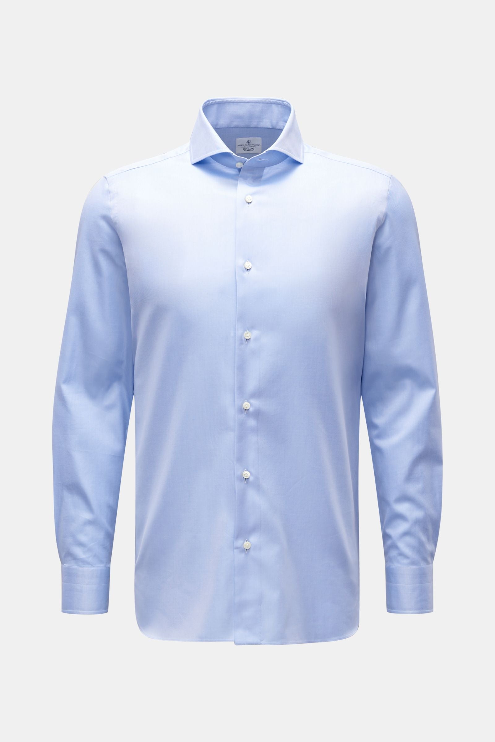 Giampaolo Business shirt shark collar - Light blue 4