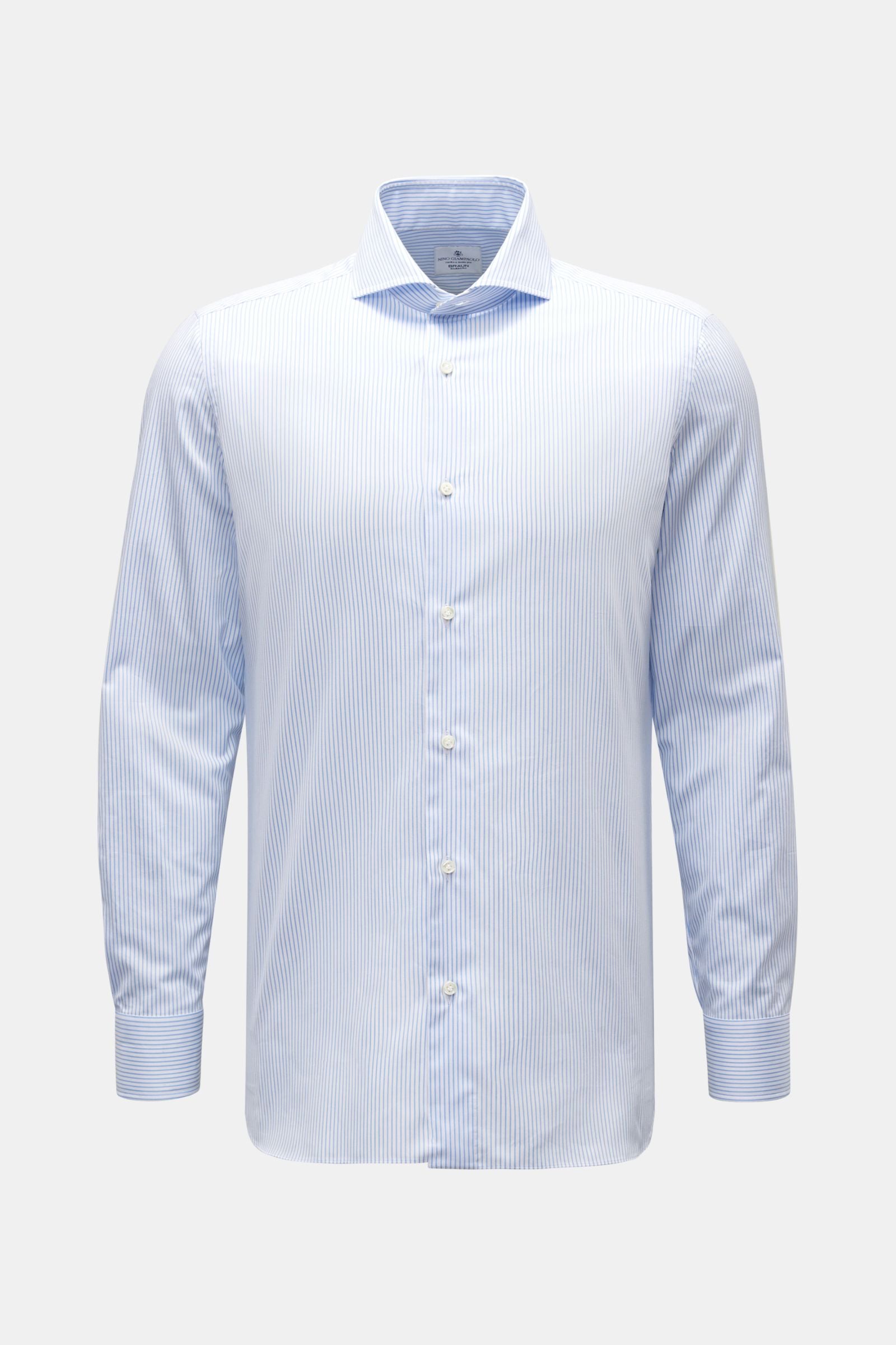 Giampaolo Business shirt shark collar light blue/white ed - Light blue 2