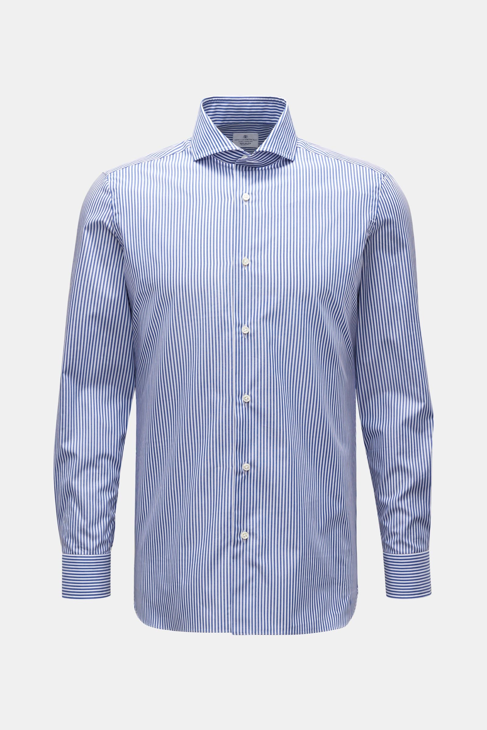 Giampaolo Business shirt shark collar - Navy 2