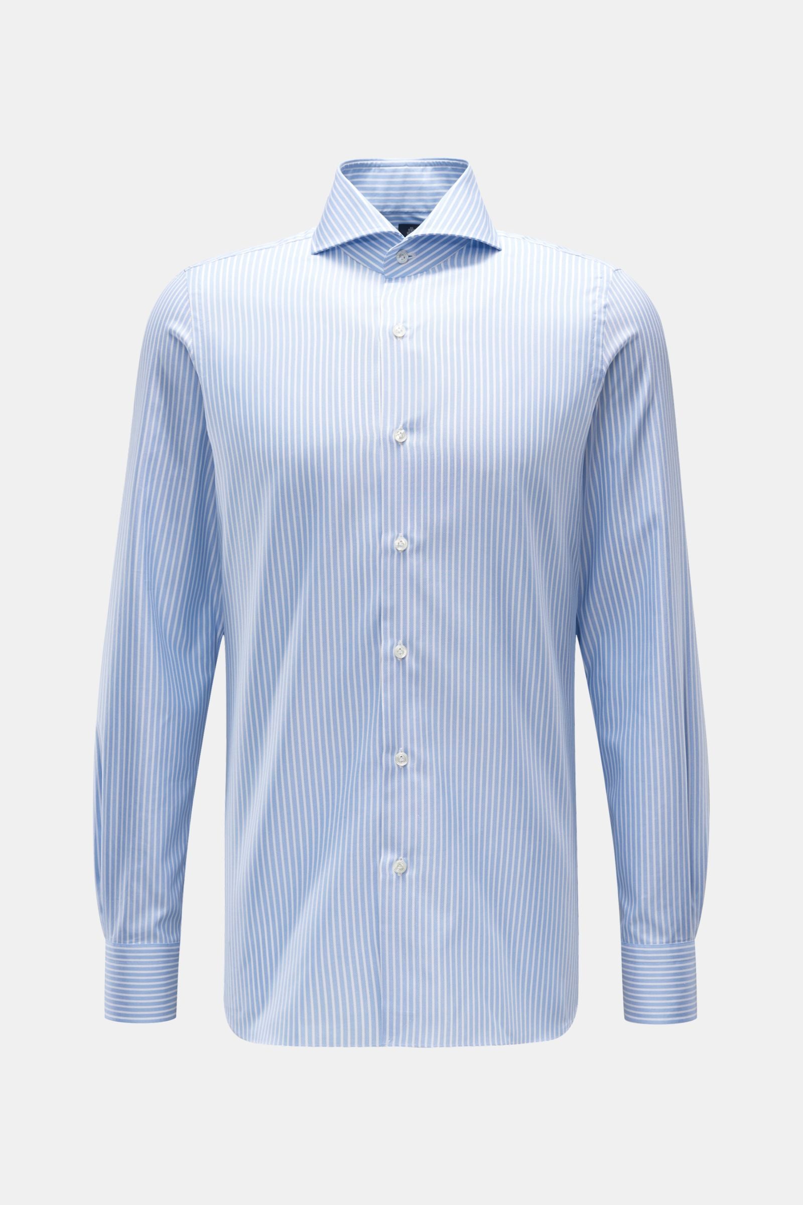 Finamore Business shirt 'Sergio Napoli' shark collar - striped