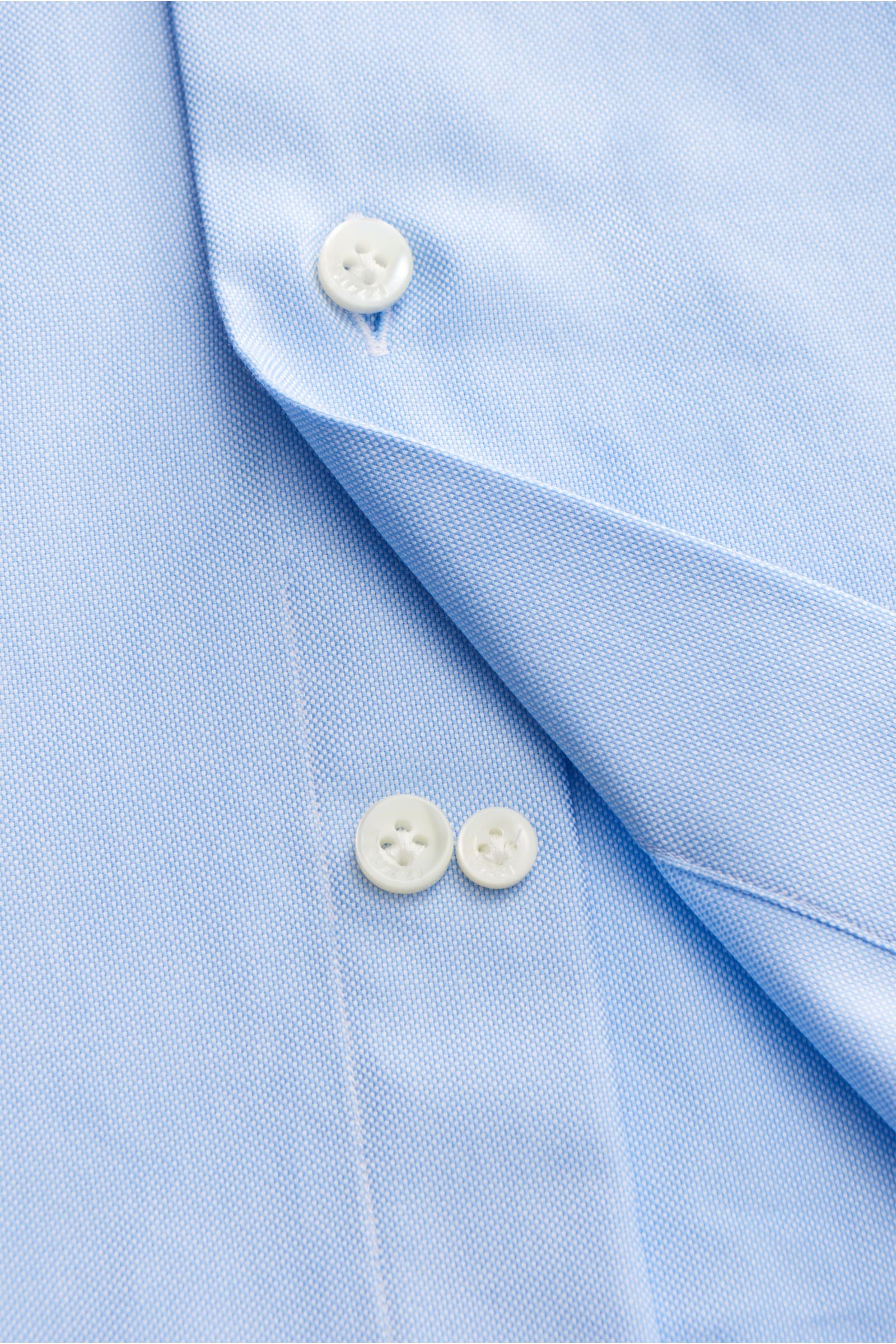 Truzzi Oxford shirt shark collar 'Napoli Busto' - Light blue