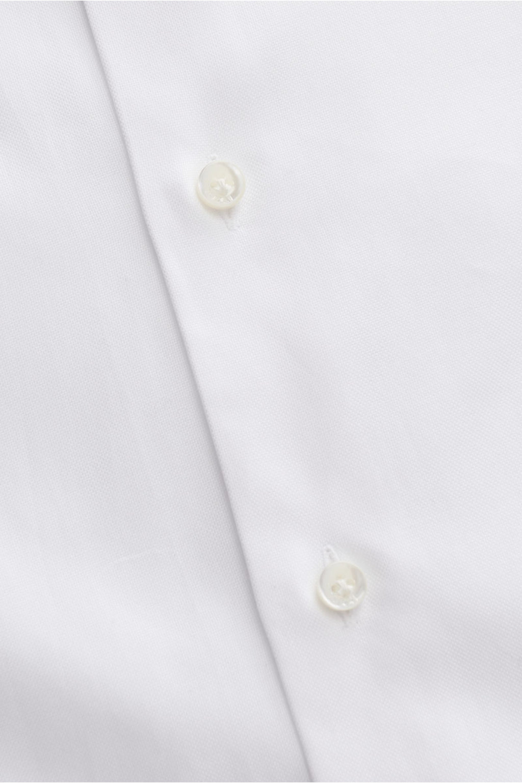 Truzzi Oxford shirt shark collar 'Napoli Busto' - White