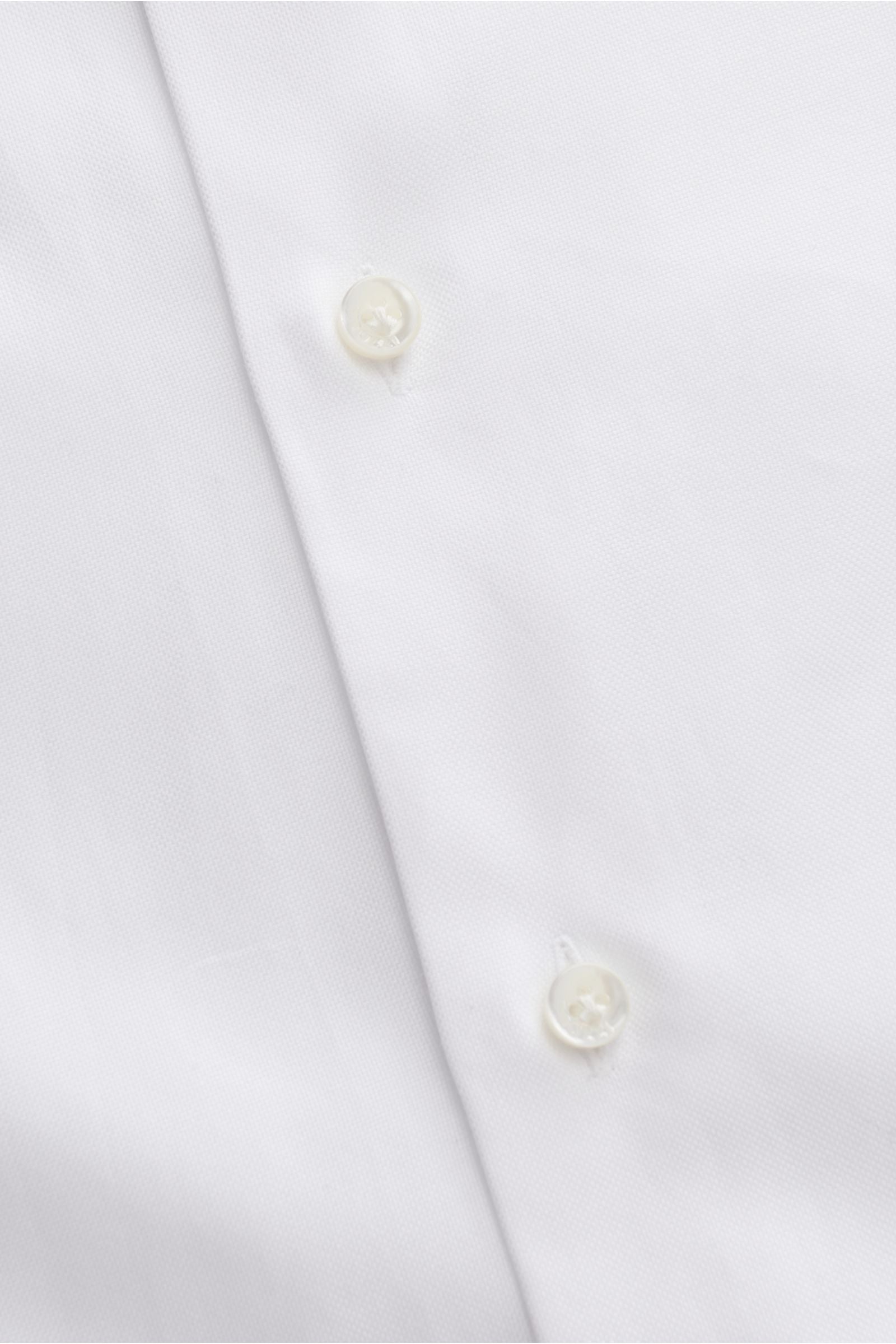 Truzzi Oxford shirt shark collar 'Napoli Busto' - White