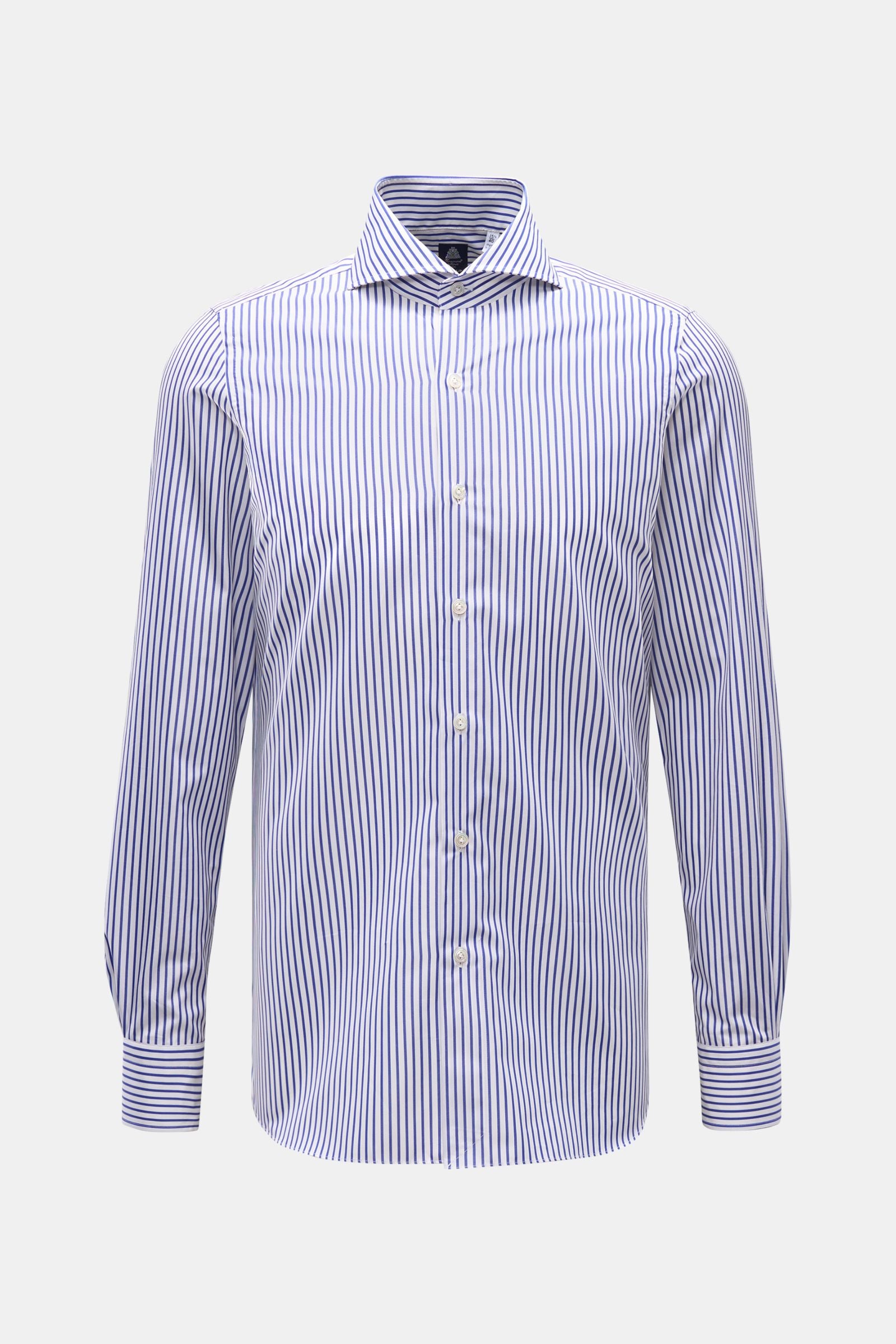 Finamore Business shirt 'Sergio Napoli' shark collar - striped 6