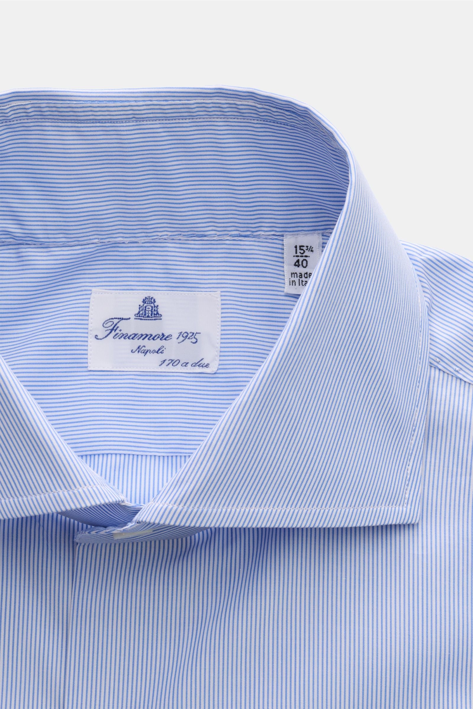 Finamore Business shirt 'Edoardo Napoli' shark collar - striped