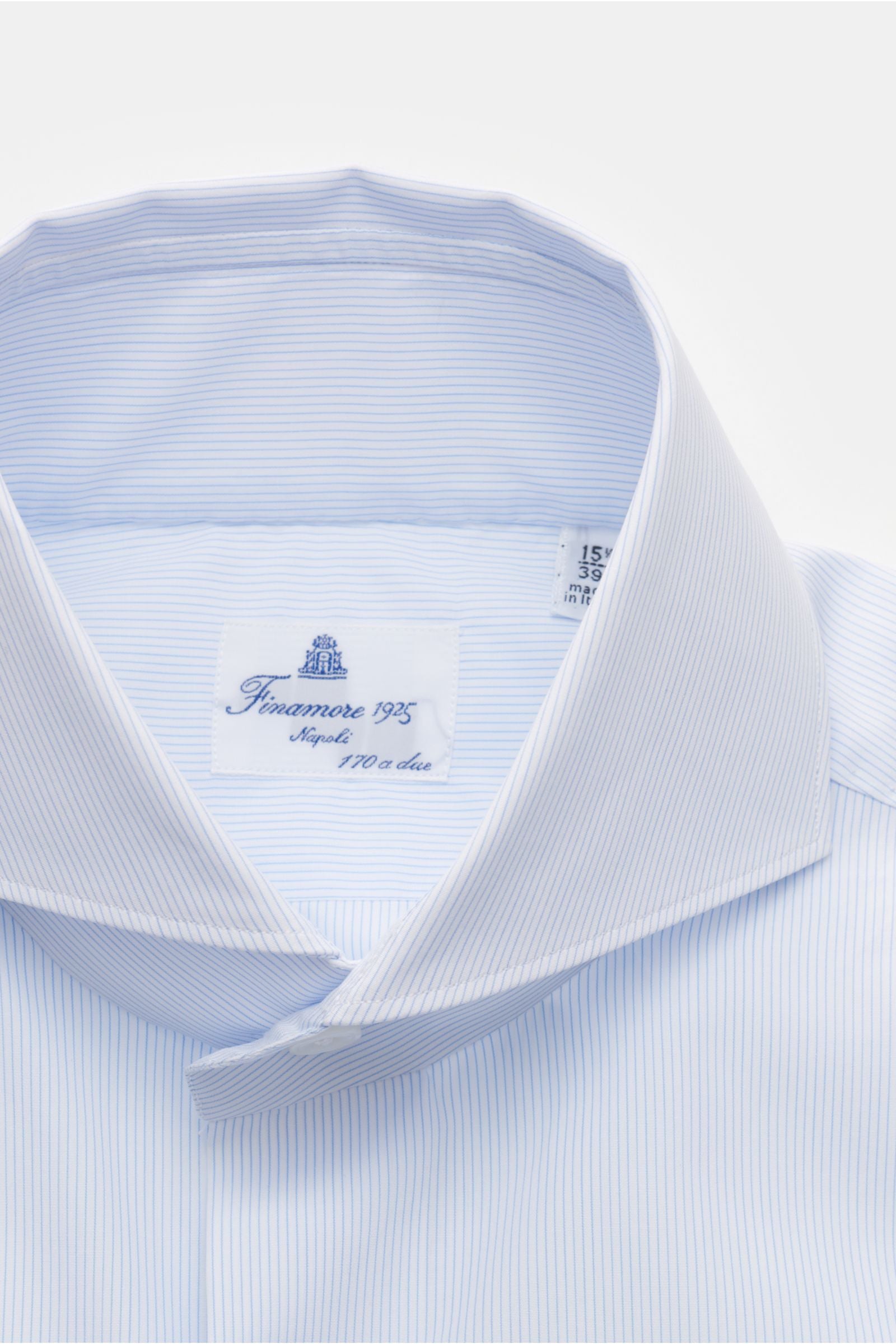 Finamore Business shirt 'Sergio Milano' shark collar - striped 2