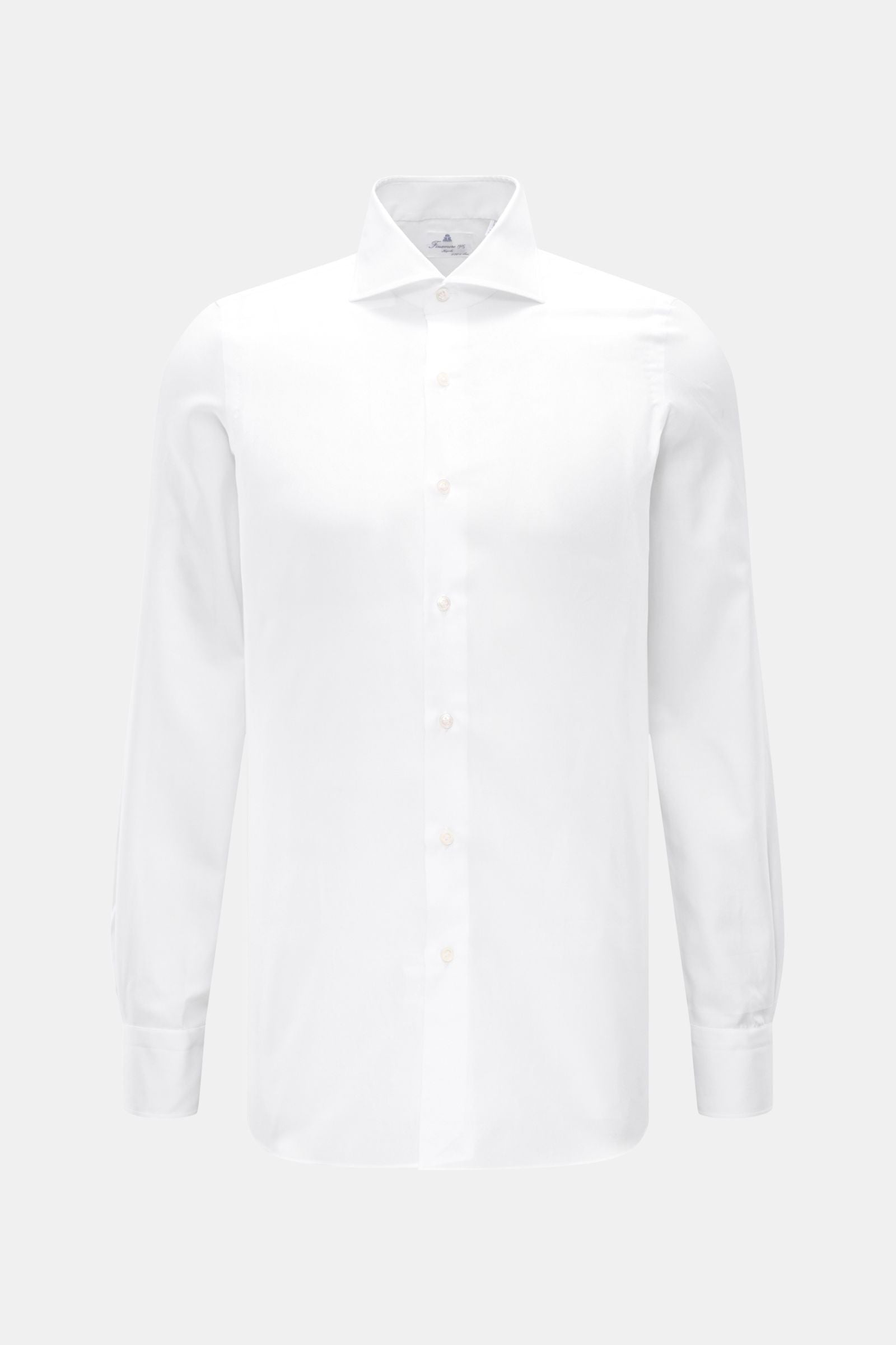 Finamore Business shirt 'Edoardo Napoli' shark collar - White