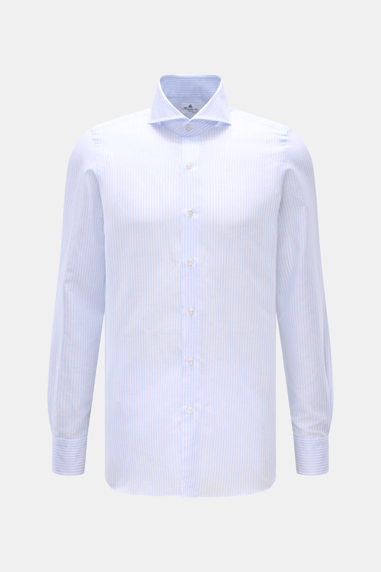 Finamore Business shirt 'Sergio Napoli' shark collar - striped 7
