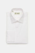 Borrelli Tuxedo shirt 'Quinto' Kent collar - white