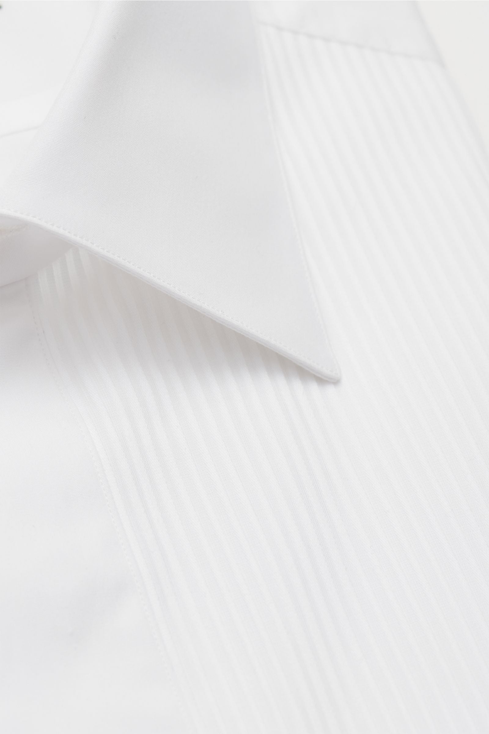 Borrelli Tuxedo shirt 'Quinto' Kent collar - white