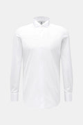 Finamore Tuxedo shirt 'Luciano' wing collar - white