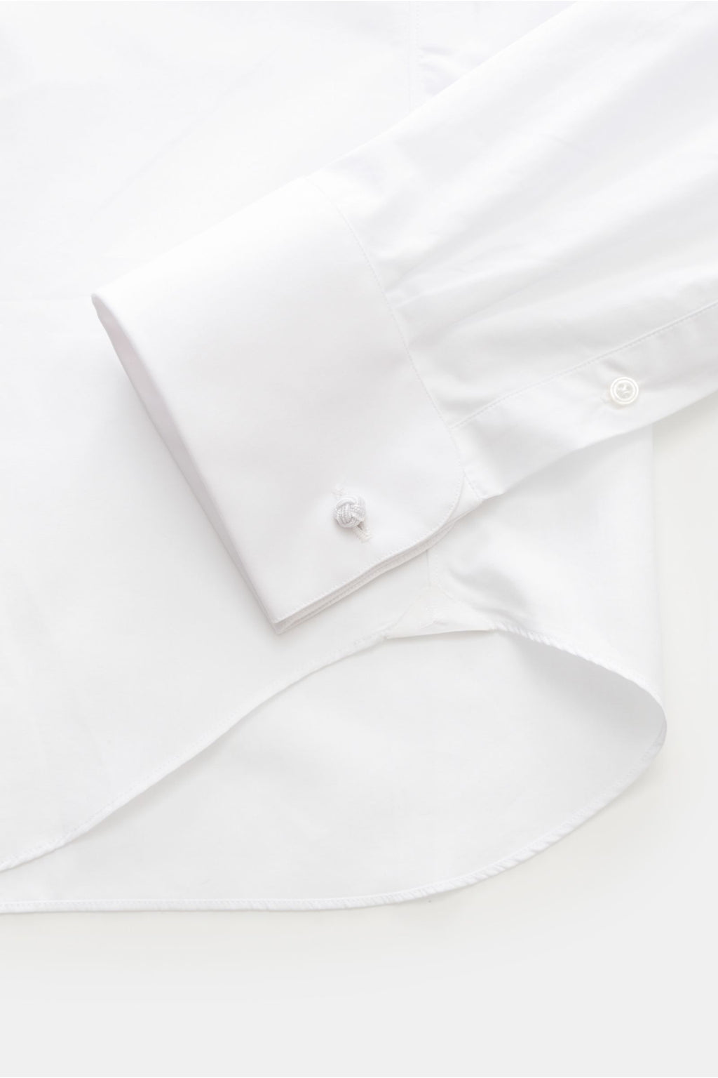 Finamore Tuxedo shirt 'Luciano' wing collar - white