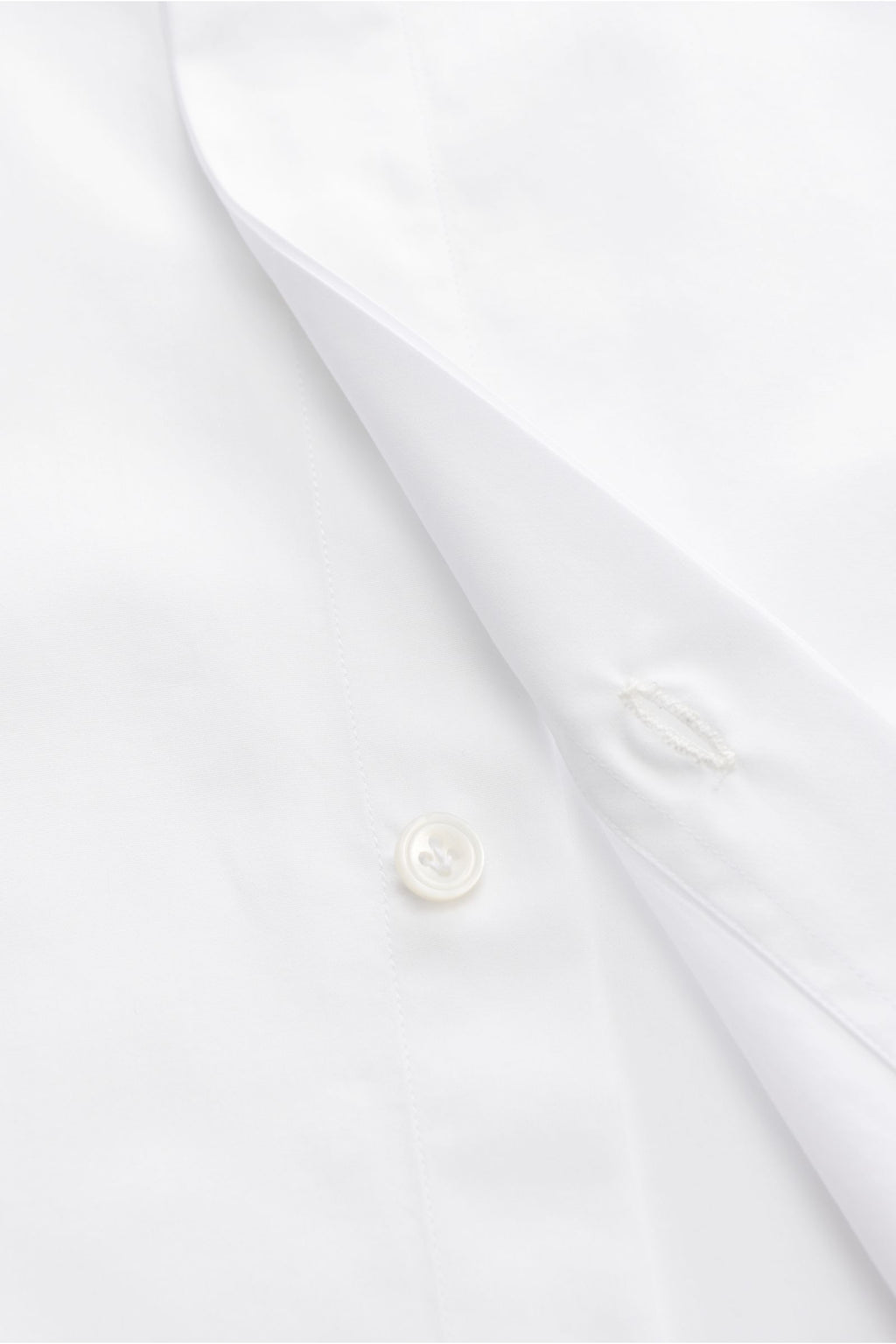 Finamore Tuxedo shirt 'Luciano' wing collar - white