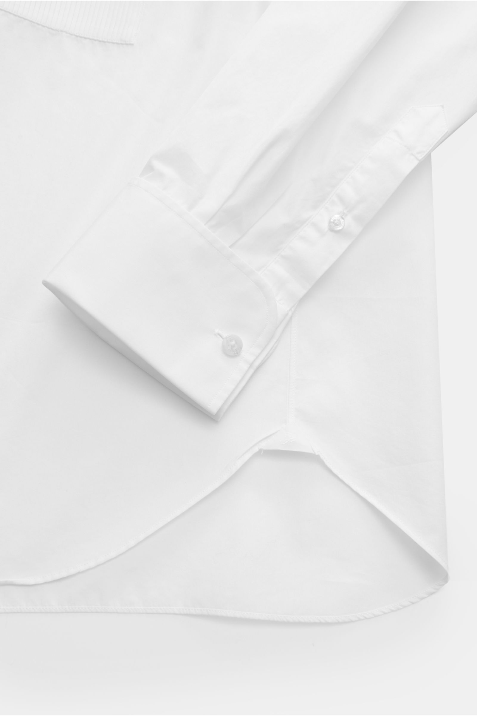 Finamore Tuxedo shirt 'Luigi Napoli' Kent collar - white