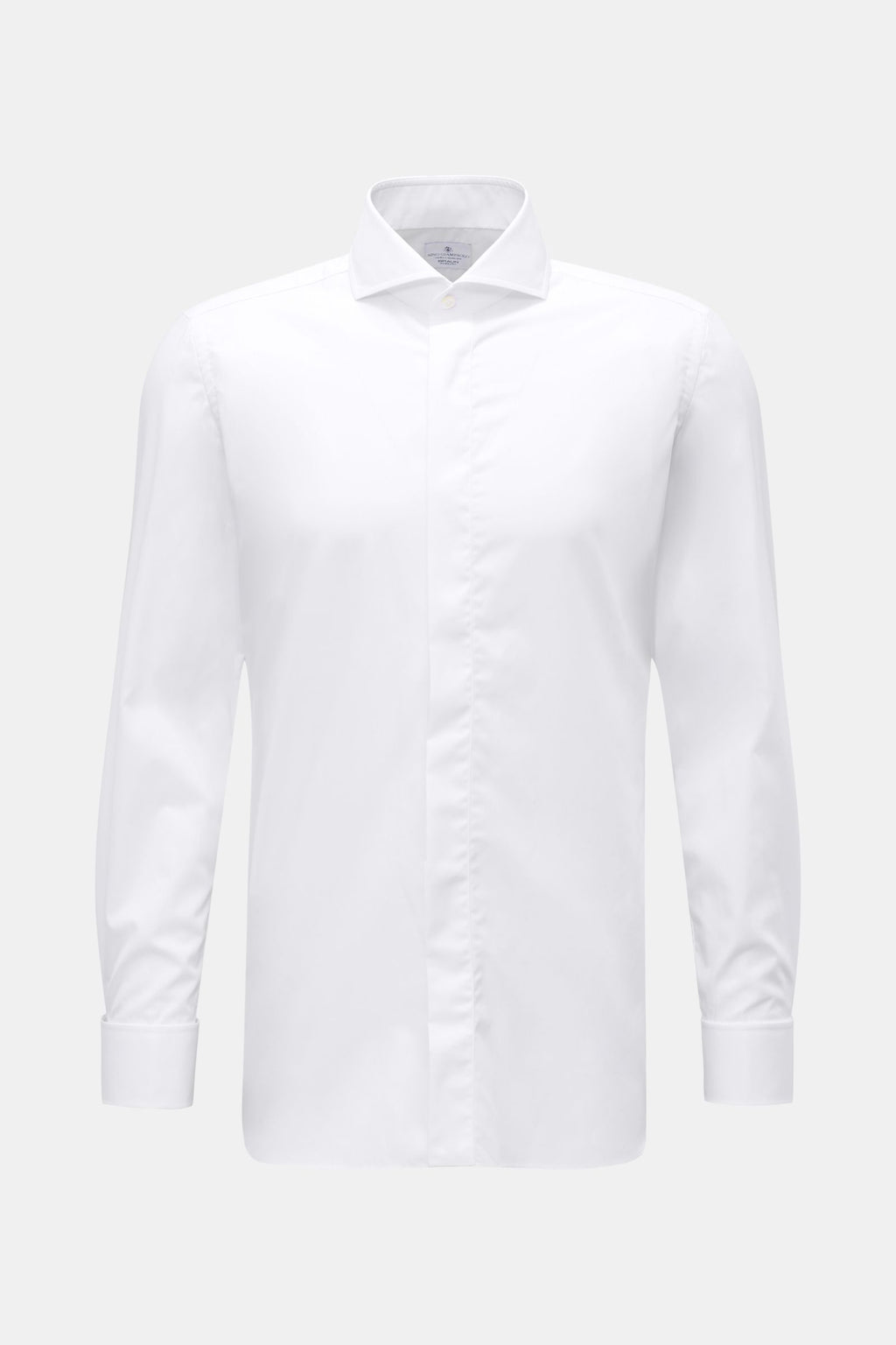 Giampaolo Tuxedo shirt shark collar - white