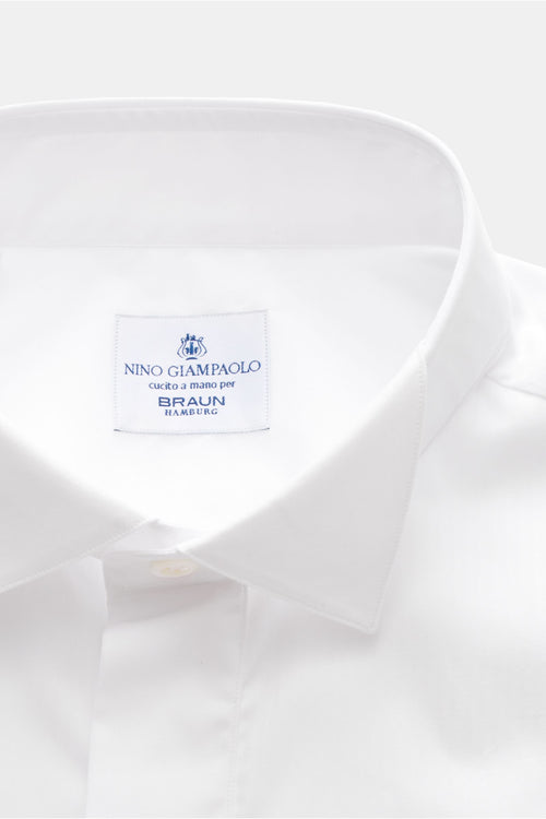 Giampaolo Tuxedo shirt wing collar - white