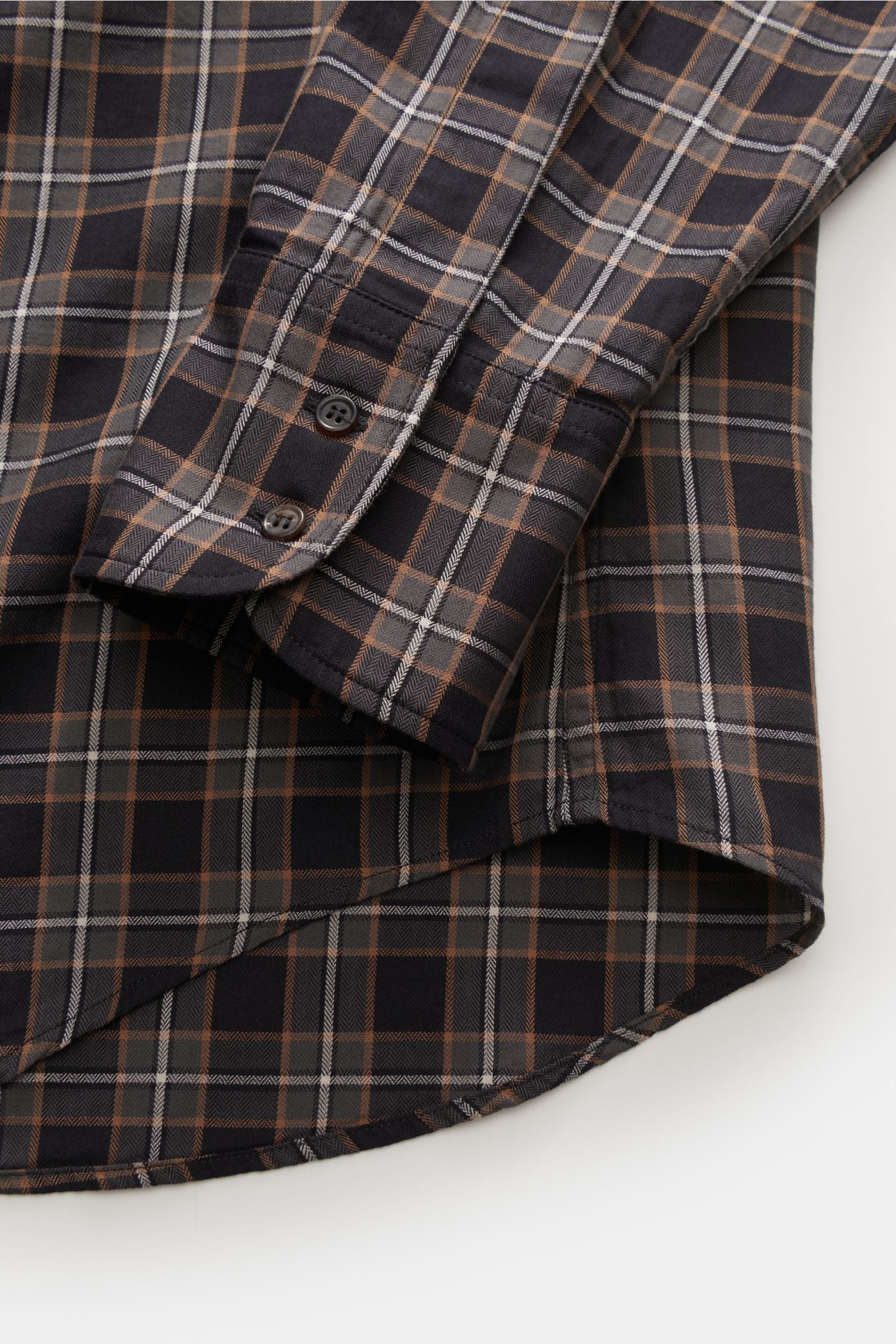 Dsquared2 Casual shirt 'Check Drop Shirt' button-down collar - brown checked