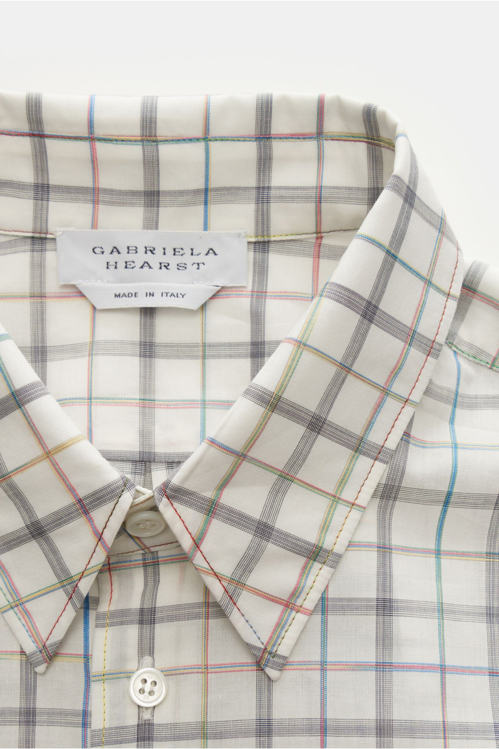 Gabriela Hearst Casual shirt 'Quevedo' Kent collar - checked