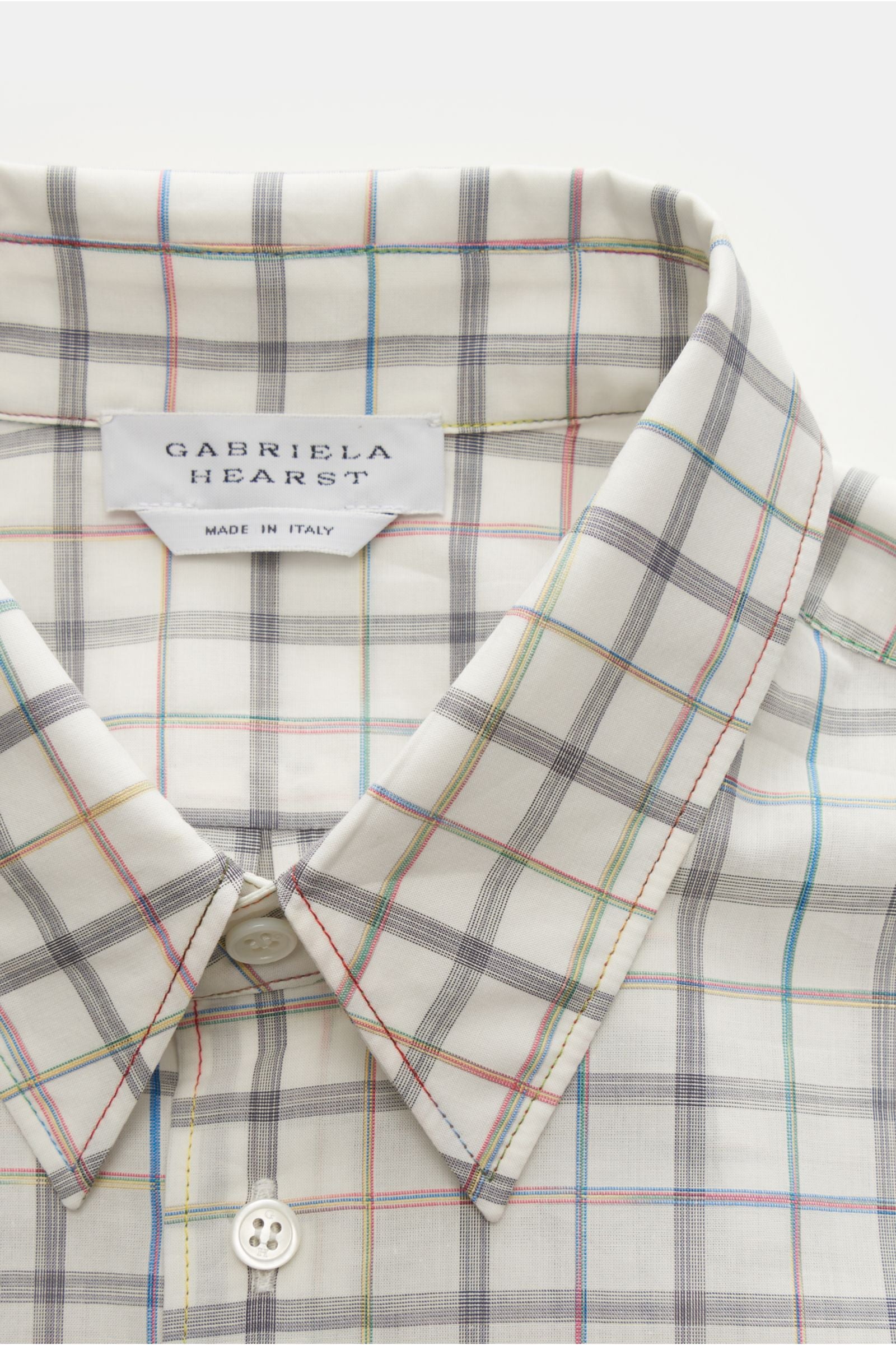 Gabriela Hearst Casual shirt 'Quevedo' Kent collar - checked
