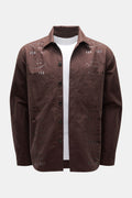 Nanushka Overshirt 'Jari' - Dark brown