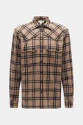 Nick Fouquet Casual shirt slim collar - checked